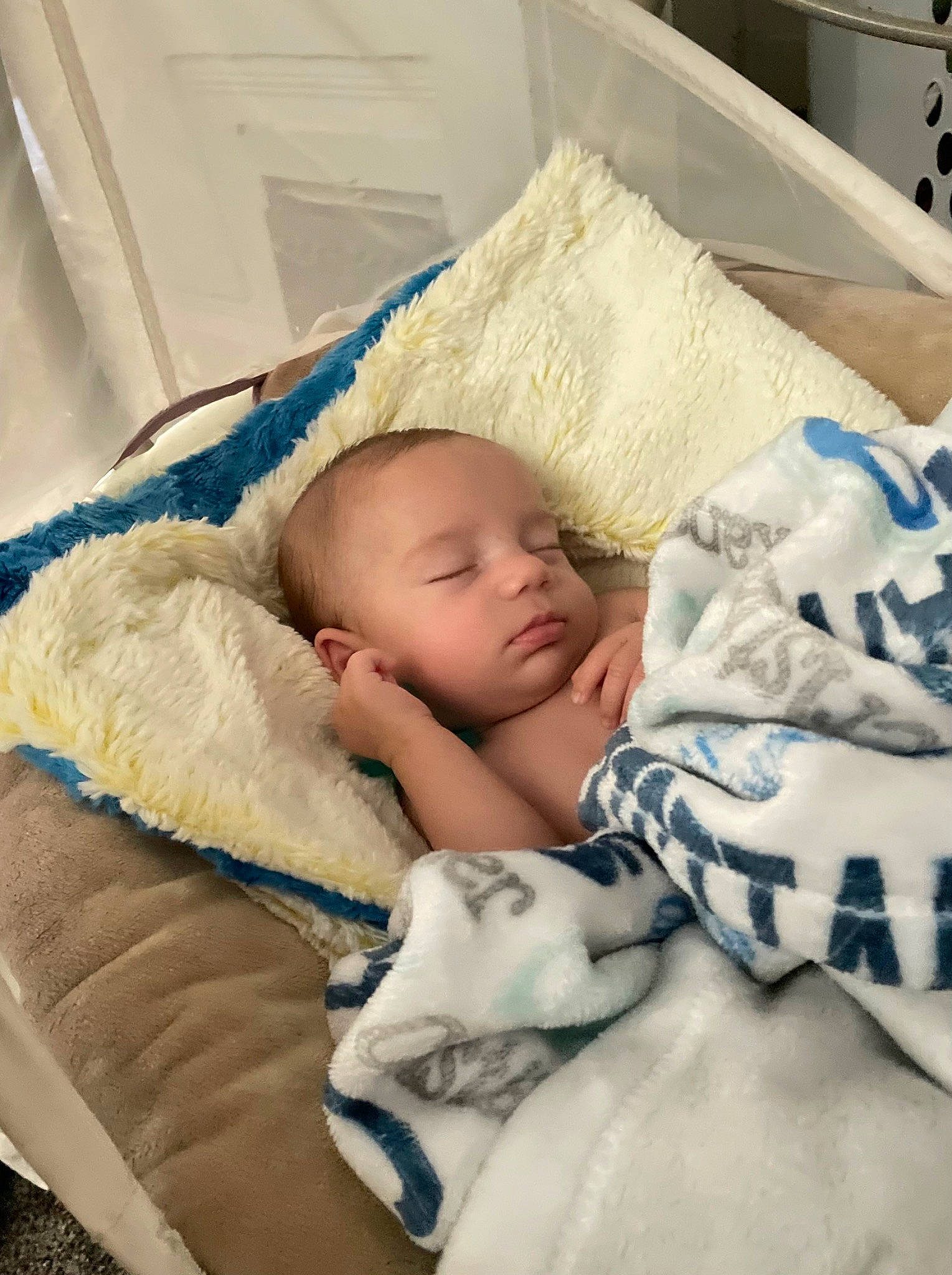 Cristian joined the competition — help win amazing prizes! baby, baby_products, baby_sleeping, baby_toddler_clothing, bed, bedding, bedtime, blanket, child, comfort, fur, hat, linens, nap, pattern, person, room, sitting, sleep, textile