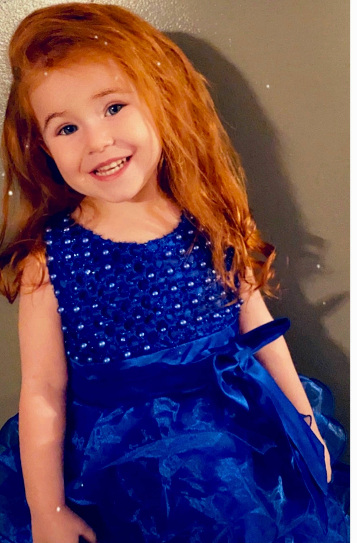 Zaelynn is registered to the contest to win money with this photo: blond, blue, brown_hair, child, child_model, clothing, cobalt_blue, dress, electric_blue, hair, hairstyle, joy, long_hair, person, photography, sleeve, smile, toddler
