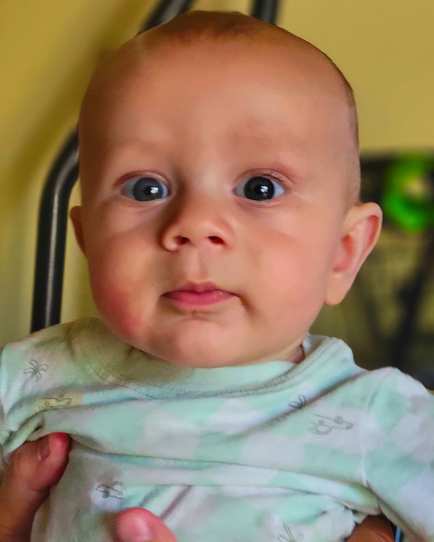 Kain is registered to the contest to win money with this photo: baby, baby_toddler_clothing, cheek, child, chin, ear, eye, eyebrow, eyelash, finger, gesture, hairstyle, iris, lip, mouth, nose, person, skin, sleeve, thumb