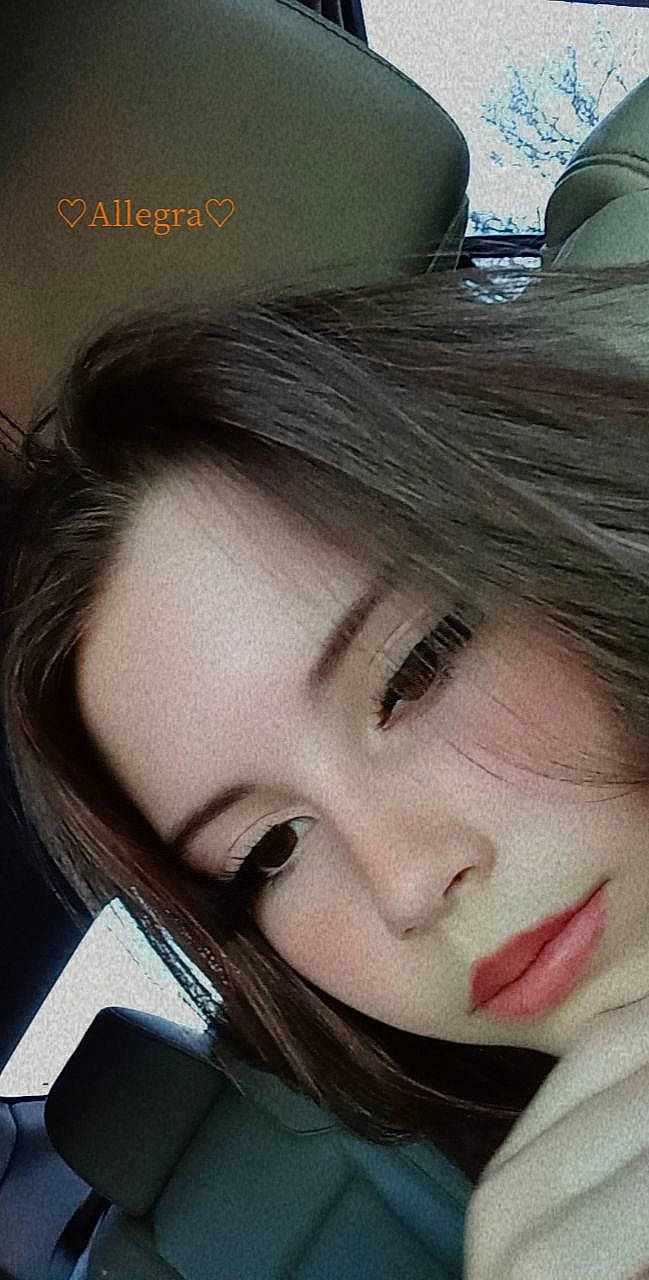 Allegra joined the competition — help win amazing prizes! bangs, black_hair, cheek, cosmetics, ear, eyebrow, eyelash, forehead, happy, hat, jaw, layered_hair, lip, lipstick, long_hair, mouth, nose, person, selfie, skin