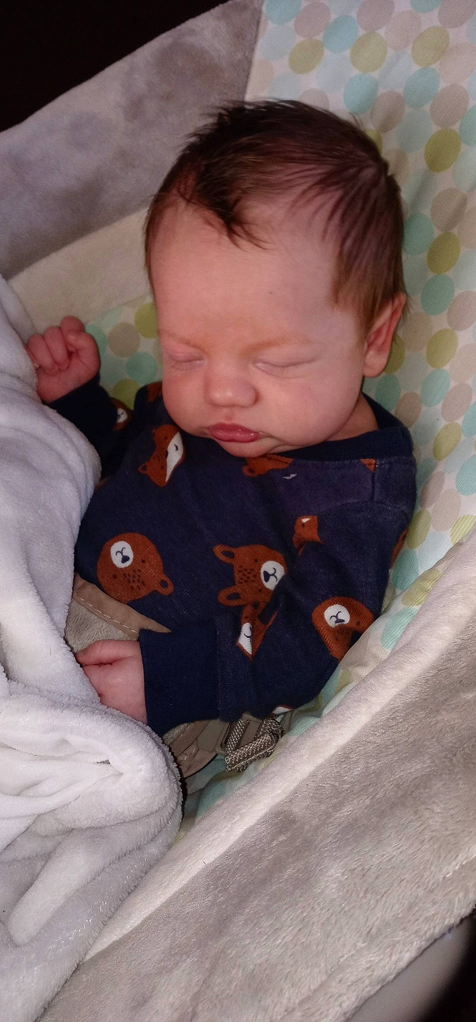 Jason Jr joined the competition — help win amazing prizes! arm, baby, baby_products, baby_toddler_clothing, cheek, child, collar, comfort, finger, hair, head, iris, linens, lip, nose, person, sitting, skin, sleeve, toddler