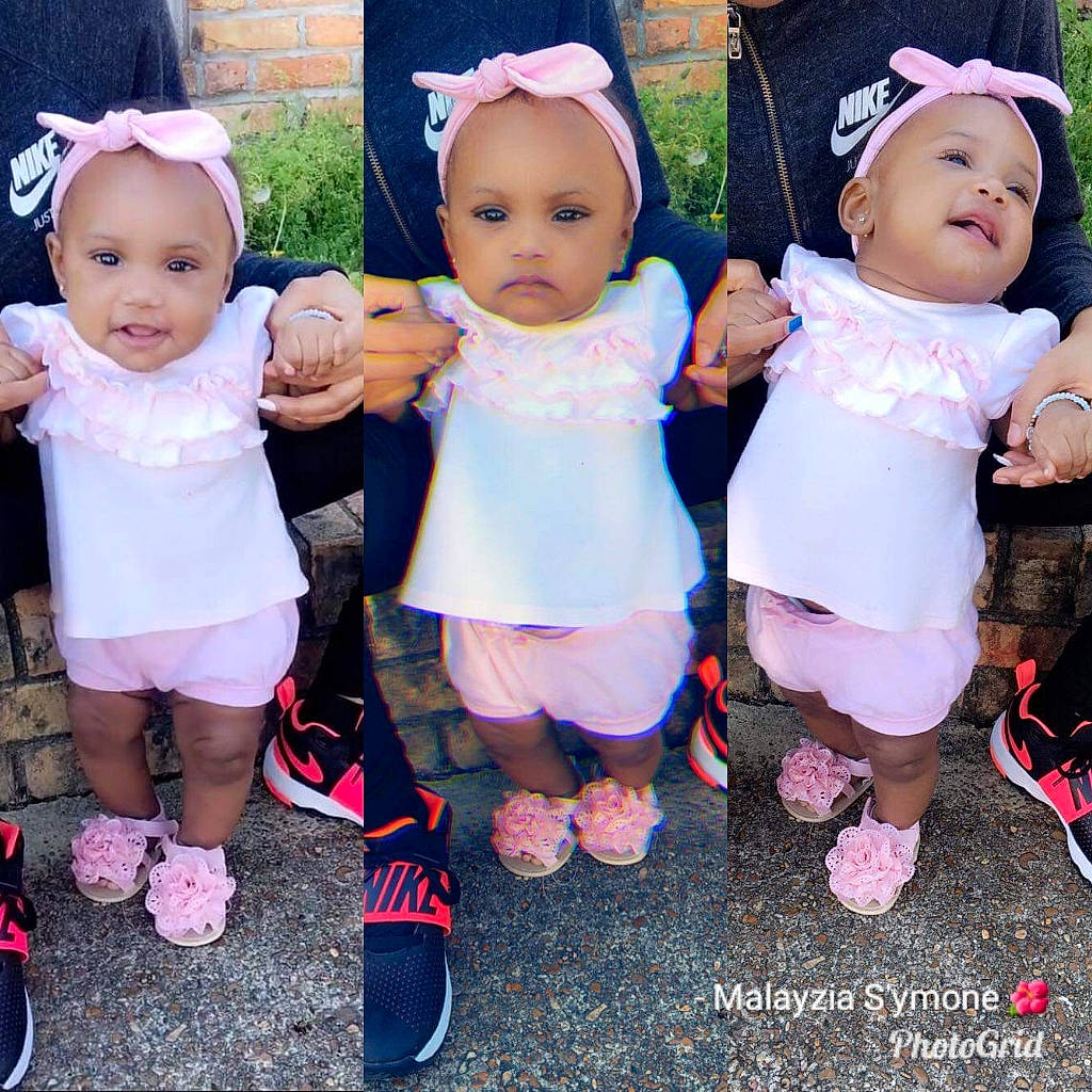 Malayzia is registered to the contest to win money with this photo: baby, baby_products, baby_toddler_clothing, child, costume, daughter, dress, hair_accessory, happy, head, headgear, headwear, leggings, people, person, pink, product, sibling, skin, toddler