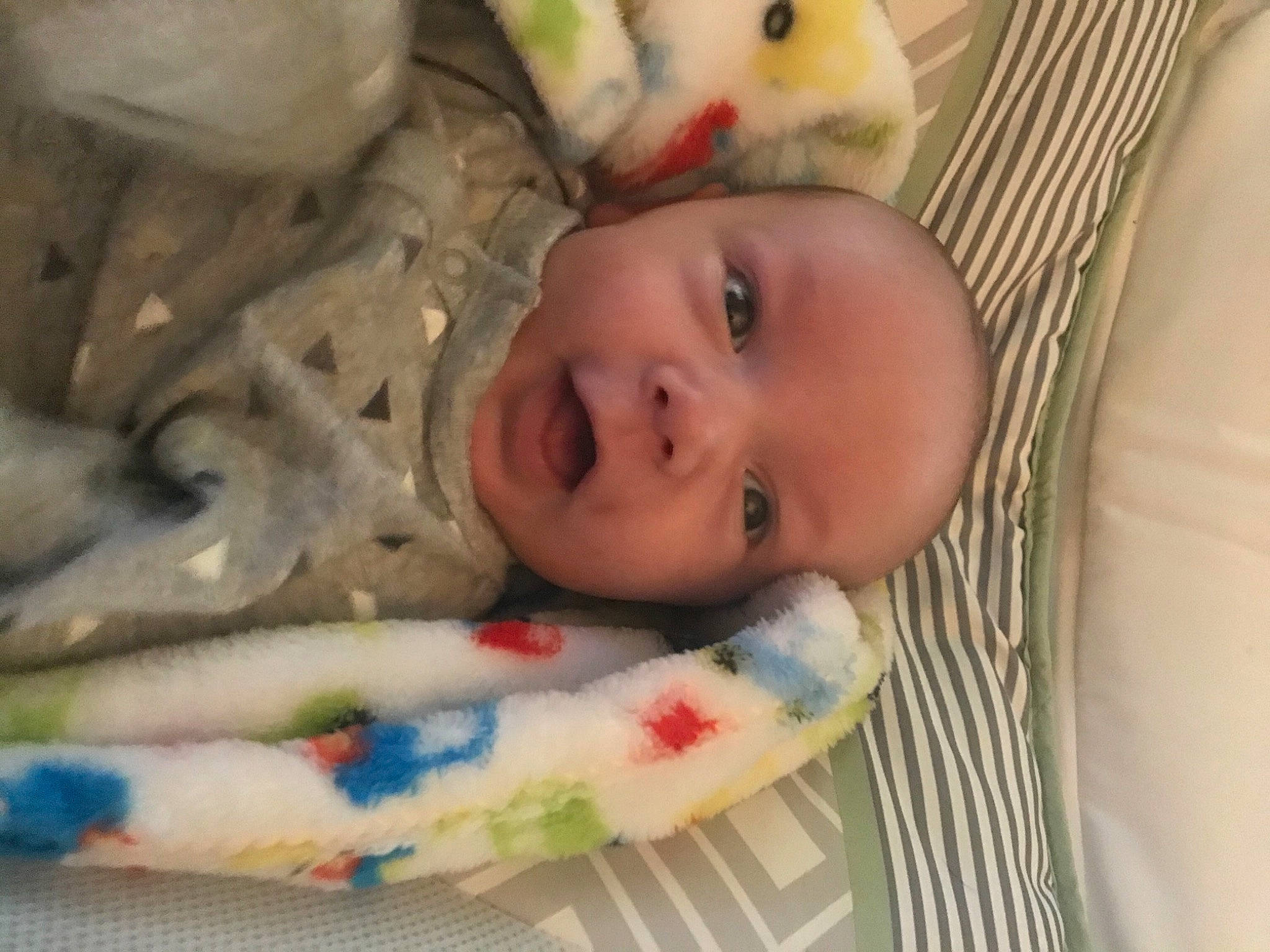 Mason joined the competition — help win amazing prizes! baby, baby_products, baby_toddler_clothing, baby_toys, cheek, child, comfort, fun, fur, happy, head, iris, linens, nose, pattern, person, room, smile, toddler, toy