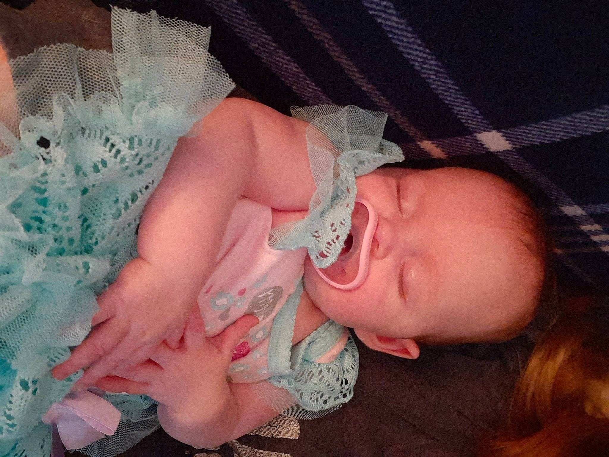 Malorie joined the competition — help win amazing prizes! baby, child, hair_accessory, hand, mouth, person, pink, toddler