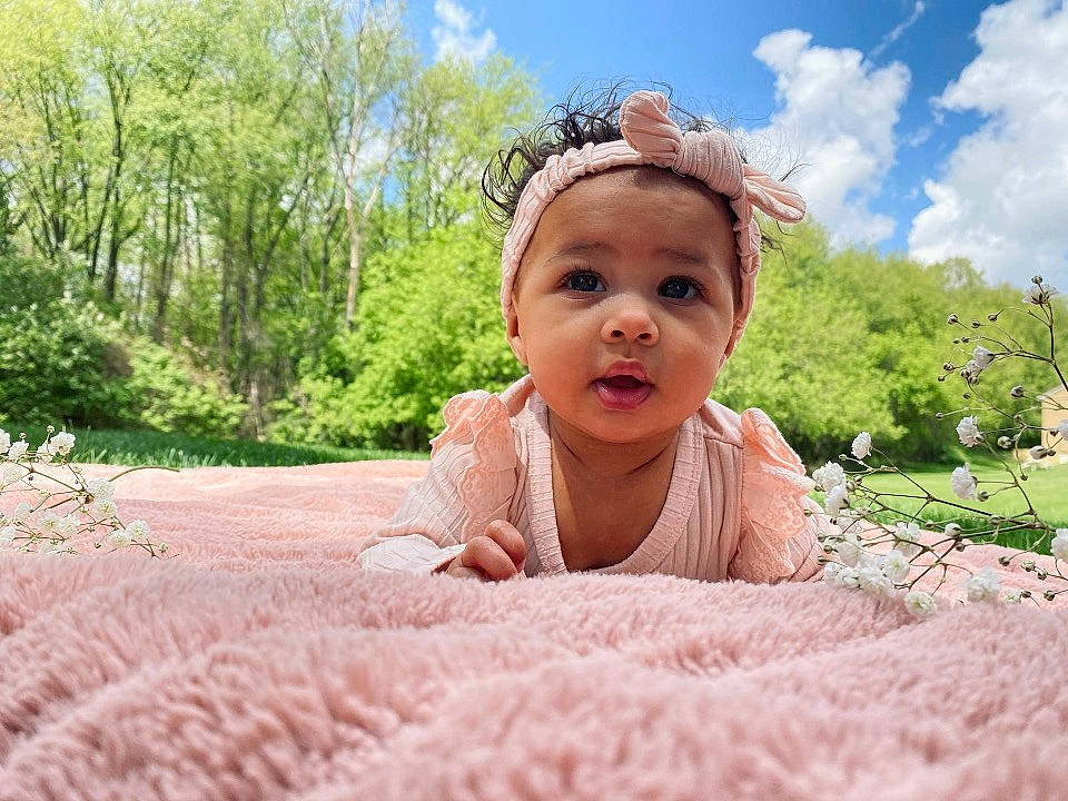Payton joined the competition — help win amazing prizes! baby, baby_toddler_clothing, botany, cloud, crawling, grass, grass_family, happy, head, headgear, landscape, leisure, people_in_nature, person, plant, recreation, sky, smile, summer, toddler