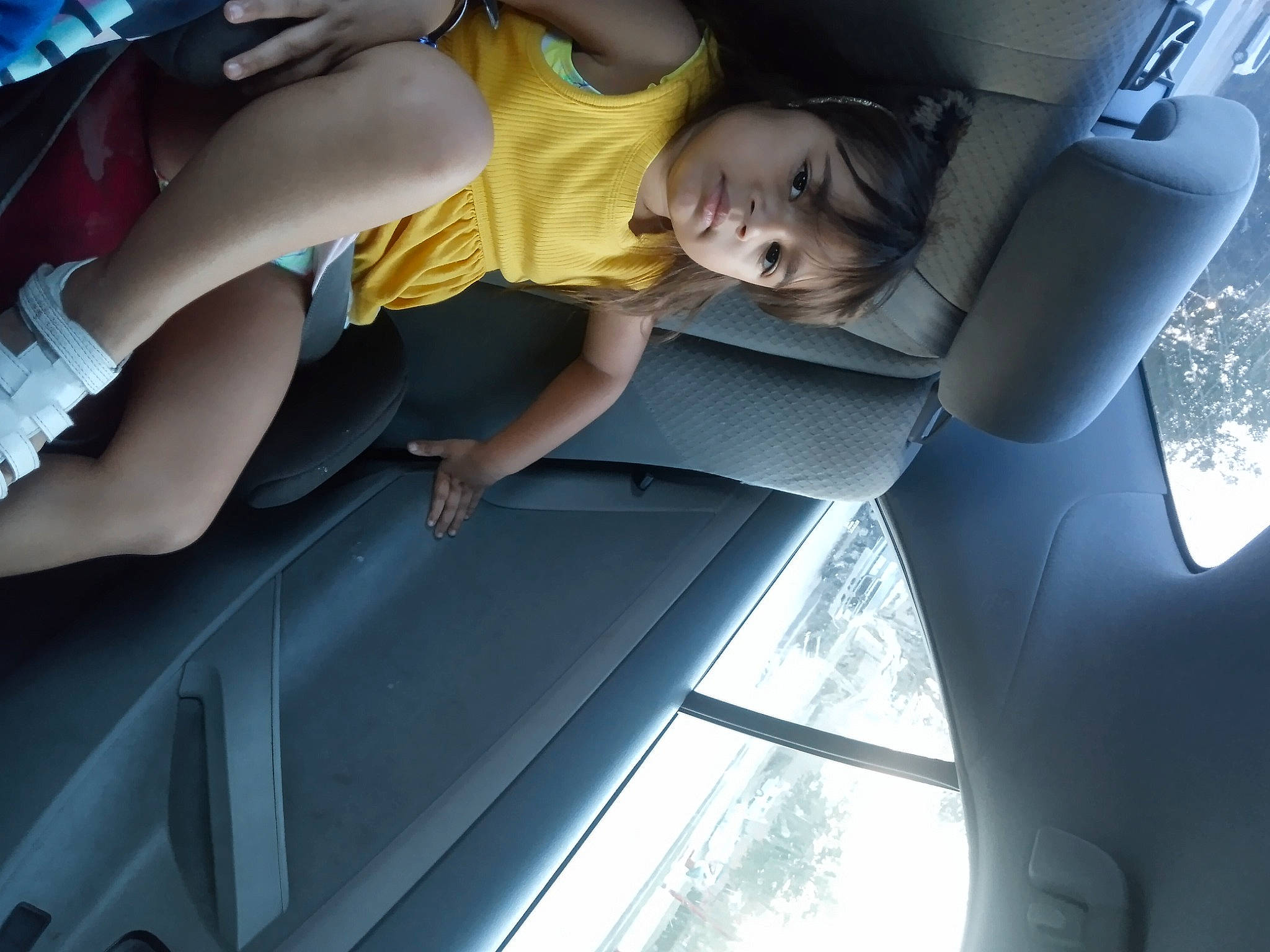 Chyann joined the competition — help win amazing prizes! auto_part, automotive_design, automotive_exterior, beauty, car, car_seat, car_seat_cover, comfort, hand, head_restraint, hood, mode_of_transport, motor_vehicle, person, personal_luxury_car, steering_wheel, thigh, tints_and_shades, toddler, vehicle