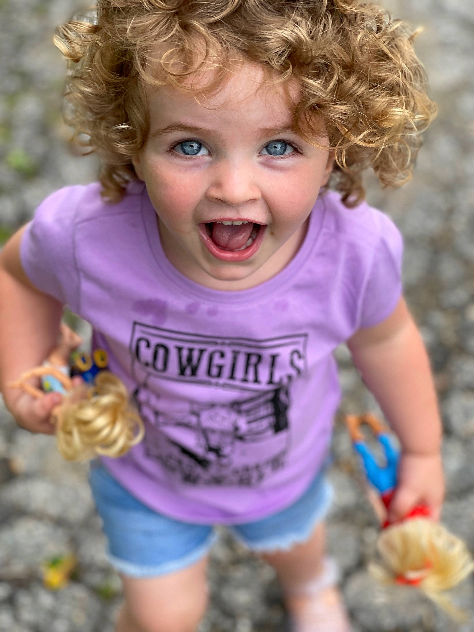 Milly joined the competition — help win amazing prizes! arm, baby_toddler_clothing, clothing, eye, facial_expression, hair, hairstyle, hand, happy, head, human_body, mouth, organ, people_in_nature, person, product, purple, shorts, skin, sleeve