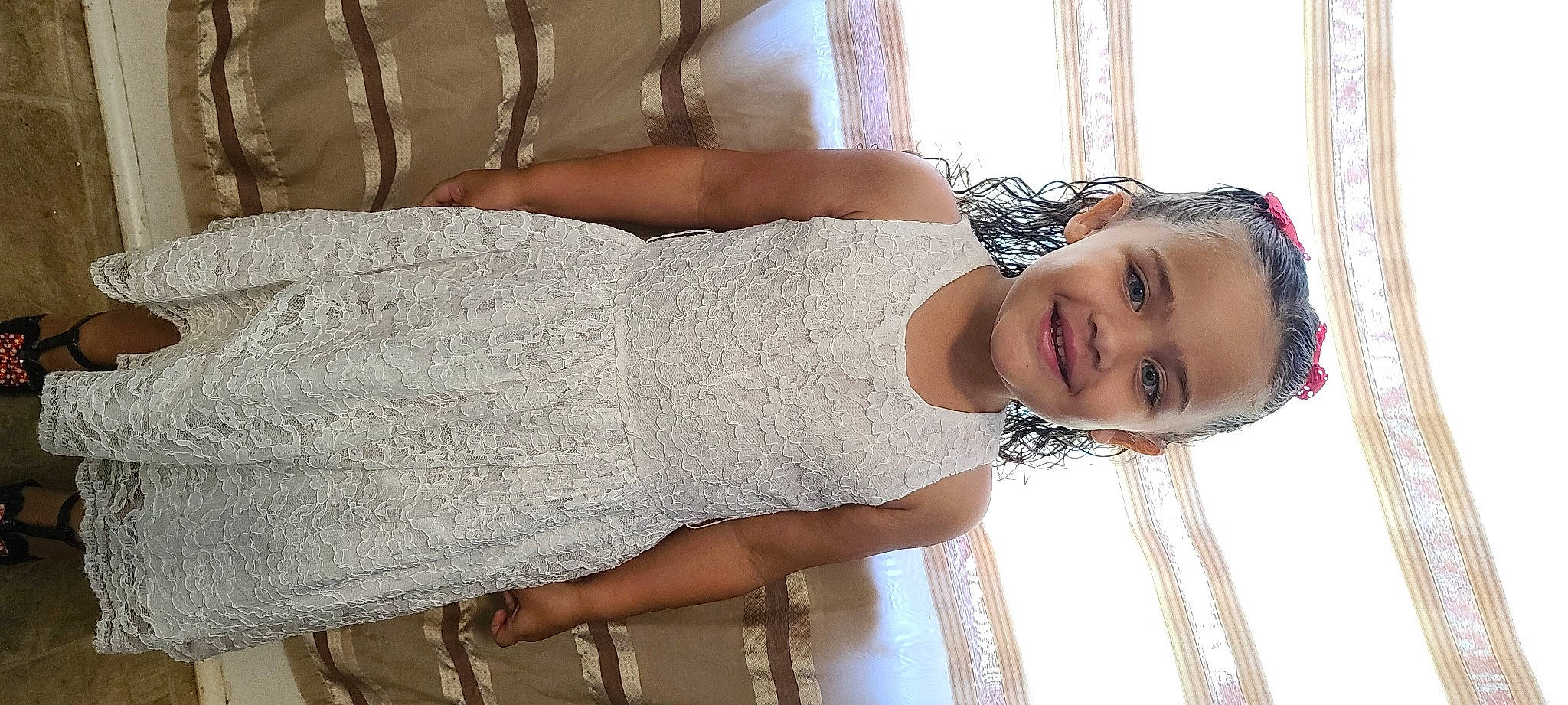 Charlotte joined the competition — help win amazing prizes! comfort, couch, dress, elbow, eye, flash_photography, glasses, hair, happy, human_body, joint, joy, neck, person, shoulder, skin, sleeve, smile, textile, thigh