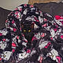animal, bed, black_cat, blanket, cat, comfort, cozy, cute, dark, eyes, fur, hello_kitty, hidden, indoor, pet, pillow, resting, soft, warm, wrapped