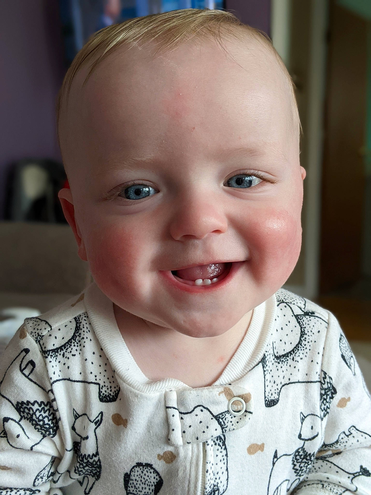 Oliver joined the competition — help win amazing prizes! baby, baby_toddler_clothing, cheek, child, chin, collar, ear, eye, eyebrow, eyelash, facial_expression, happy, iris, joy, lip, mouth, nose, person, skin, sleeve