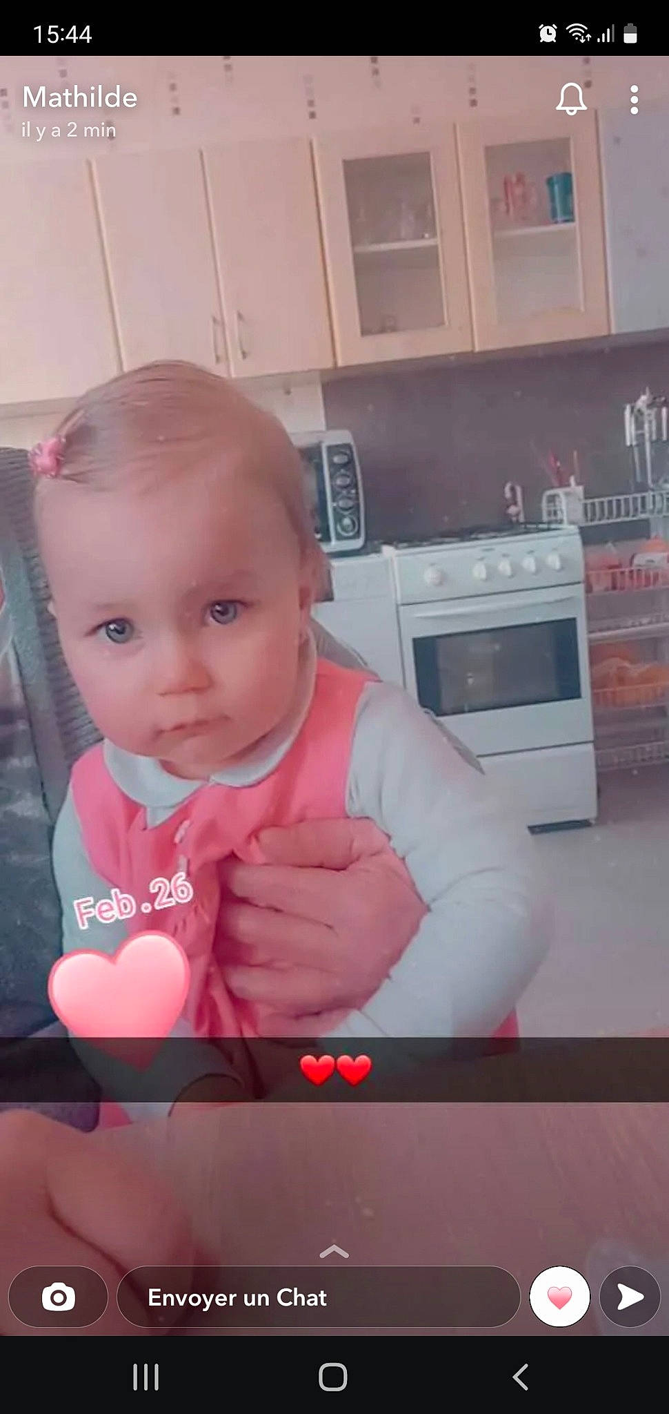 Lyanna participe au concours pour gagner de l'argent avec cette photo : baby, baby_toddler_clothing, cabinetry, display_device, finger, gadget, gesture, home_appliance, kitchen_appliance, machine, magenta, microwave_oven, multimedia, nail, person, room, sitting, t_shirt, television_set, thumb