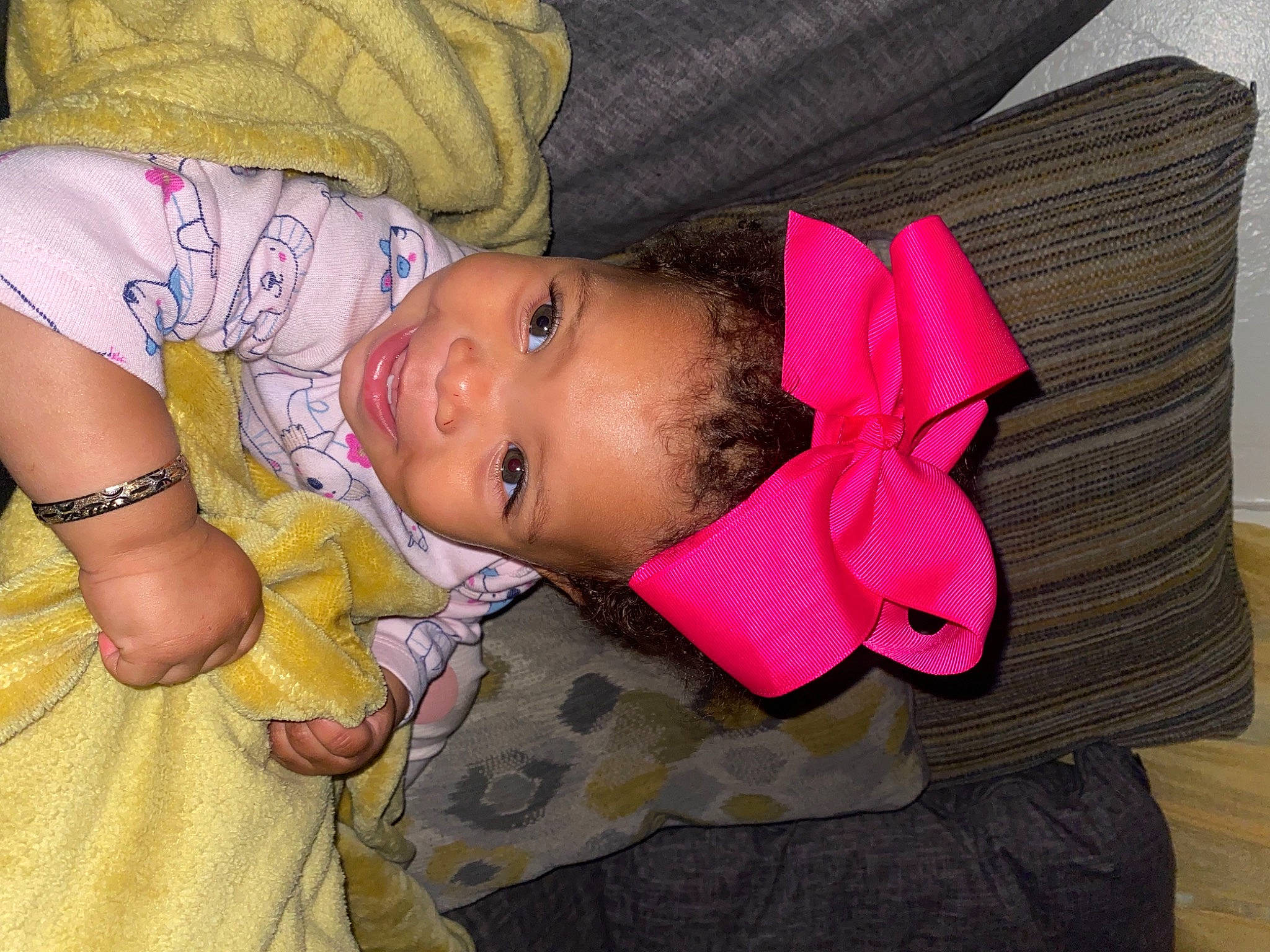 Kynnedi joined the competition — help win amazing prizes! arm, baby, baby_toddler_clothing, cheek, comfort, eye, face, finger, hand, happy, head, headgear, lip, nose, pattern, person, pink, skin, sleeve, textile