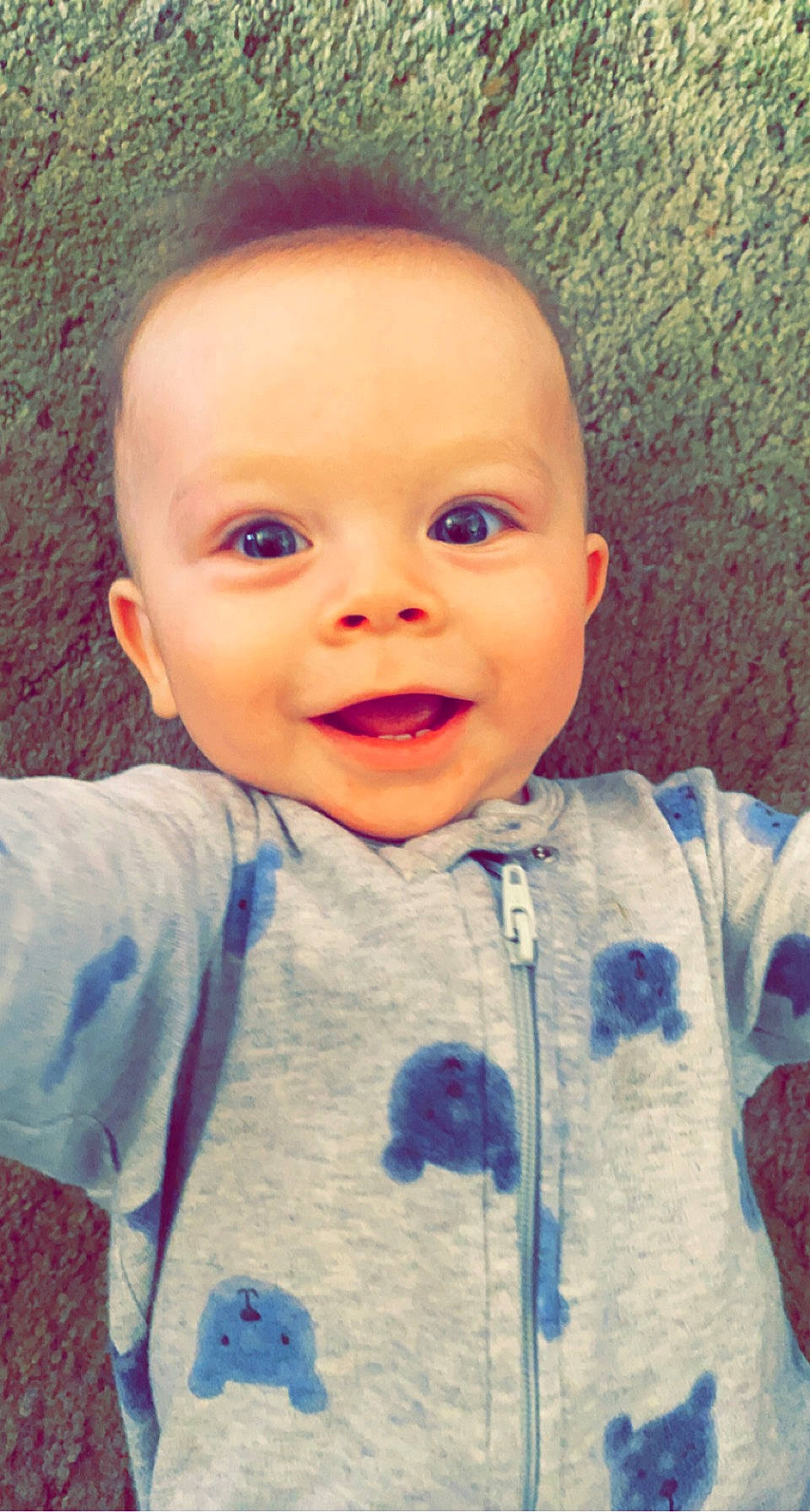 Cole joined the competition — help win amazing prizes! azure, baby, baby_toddler_clothing, cheek, chin, eyebrow, face, forehead, happy, head, iris, lip, mouth, neck, nose, outerwear, person, skin, sleeve, smile