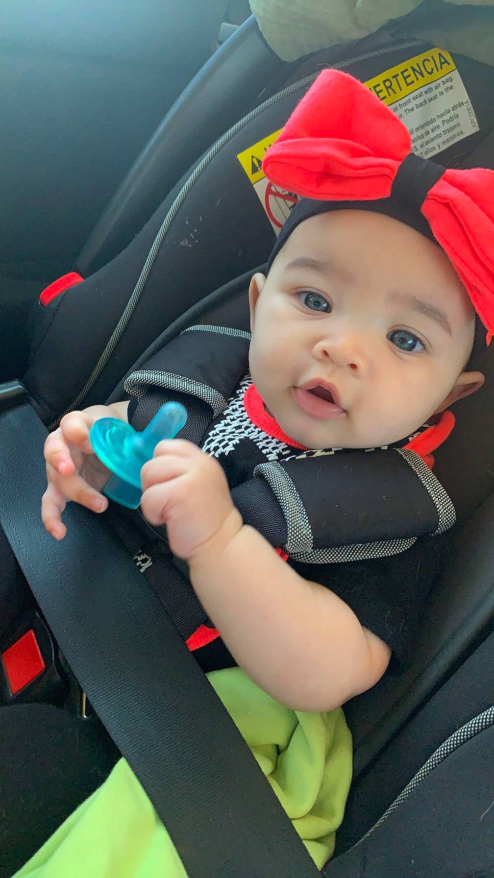 Kamari joined the competition — help win amazing prizes! auto_part, automotive_design, automotive_exterior, baby, baby_carriage, baby_products, baby_toddler_clothing, baseball_cap, cap, car, car_seat, child, electric_blue, headwear, motor_vehicle, person, plant, skin, steering_wheel, toddler