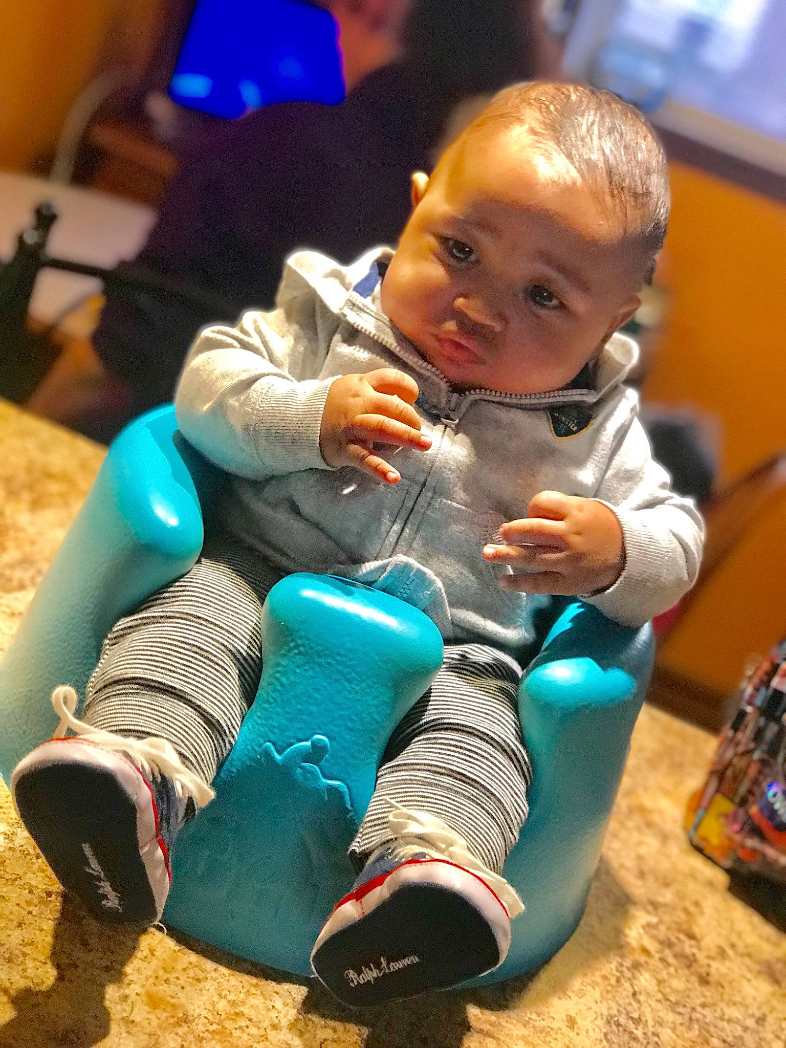 Avion is registered to the contest to win money with this photo: child, headwear, person, play, toddler