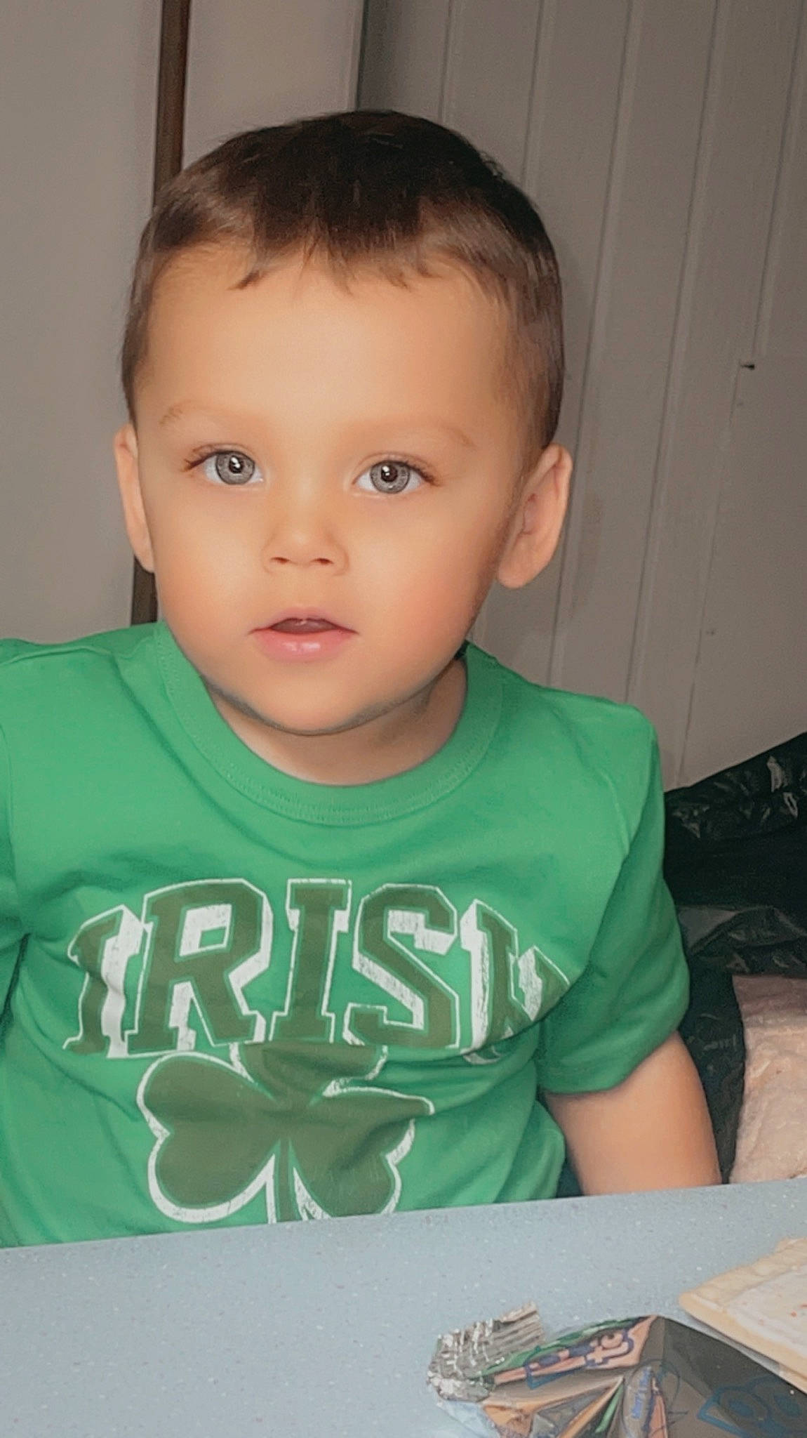 Elijah is registered to the contest to win money with this photo: baby_toddler_clothing, cheek, child, chin, cool, eyebrow, eyelash, forehead, fun, happy, iris, jaw, lip, mouth, neck, nose, person, skin, sleeve, t_shirt