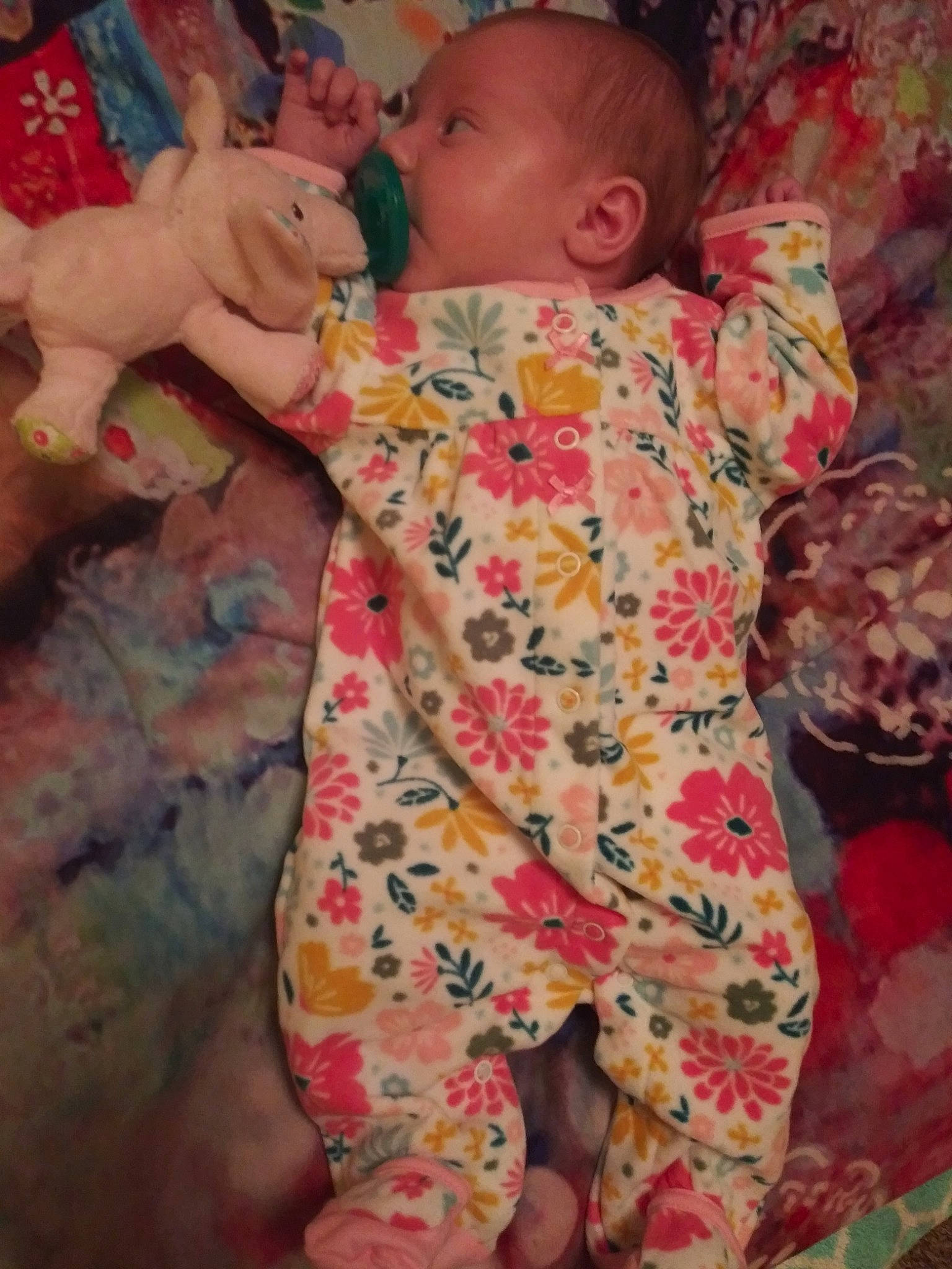 Briley is registered to the contest to win money with this photo: baby, cheek, child, person, pink, skin, sleep, smile, textile, toddler