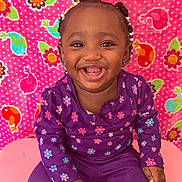 Heaven is registered to the contest to win money with this photo: baby, babylaughing, clothing, face, hair, happy, head, laughing, person, sitting, sleeve, smile