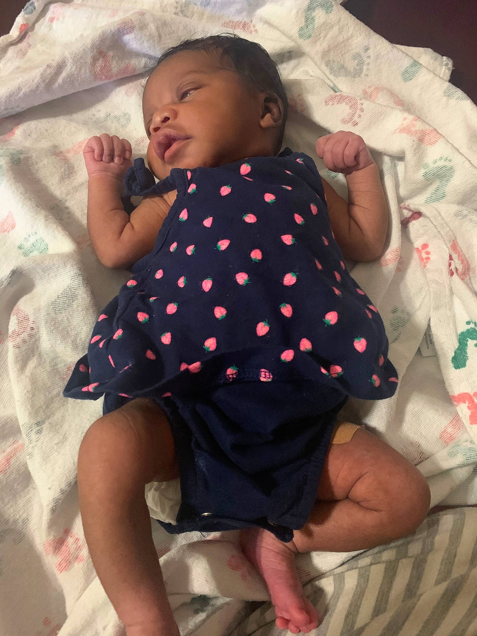 Scarlette joined the competition — help win amazing prizes! baby, baby_toddler_clothing, cheek, child, design, head, headwear, mouth, pattern, person, pink, polka_dot, sitting, skin, toddler