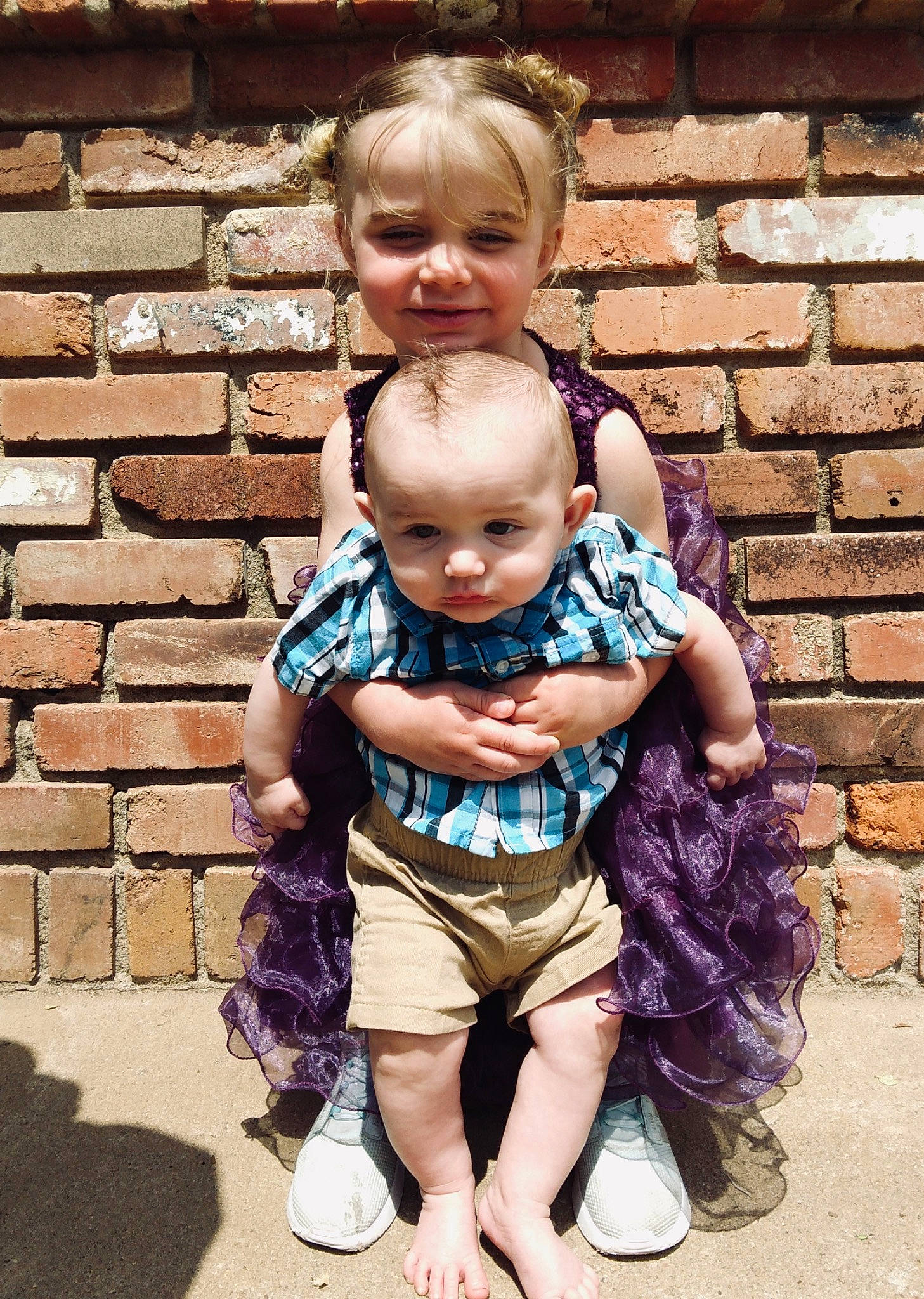 Ryder joined the competition — help win amazing prizes! baby, baby_toddler_clothing, eye, face, gesture, grass, hairstyle, happy, joint, leg, mammal, organ, people_in_nature, person, photograph, shoe, shorts, skin, standing, toddler