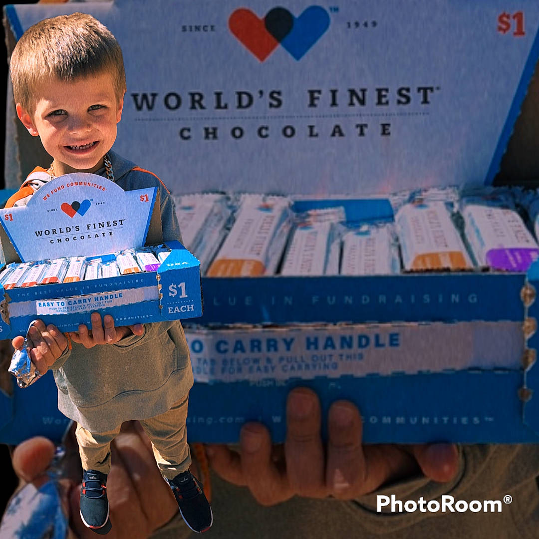 Leighton joined the competition — help win amazing prizes! blue, box, child, electric_blue, event, finger, font, fun, hand, happy, joy, logo, person, product, publication, sitting, smile, t_shirt, thumb, toddler