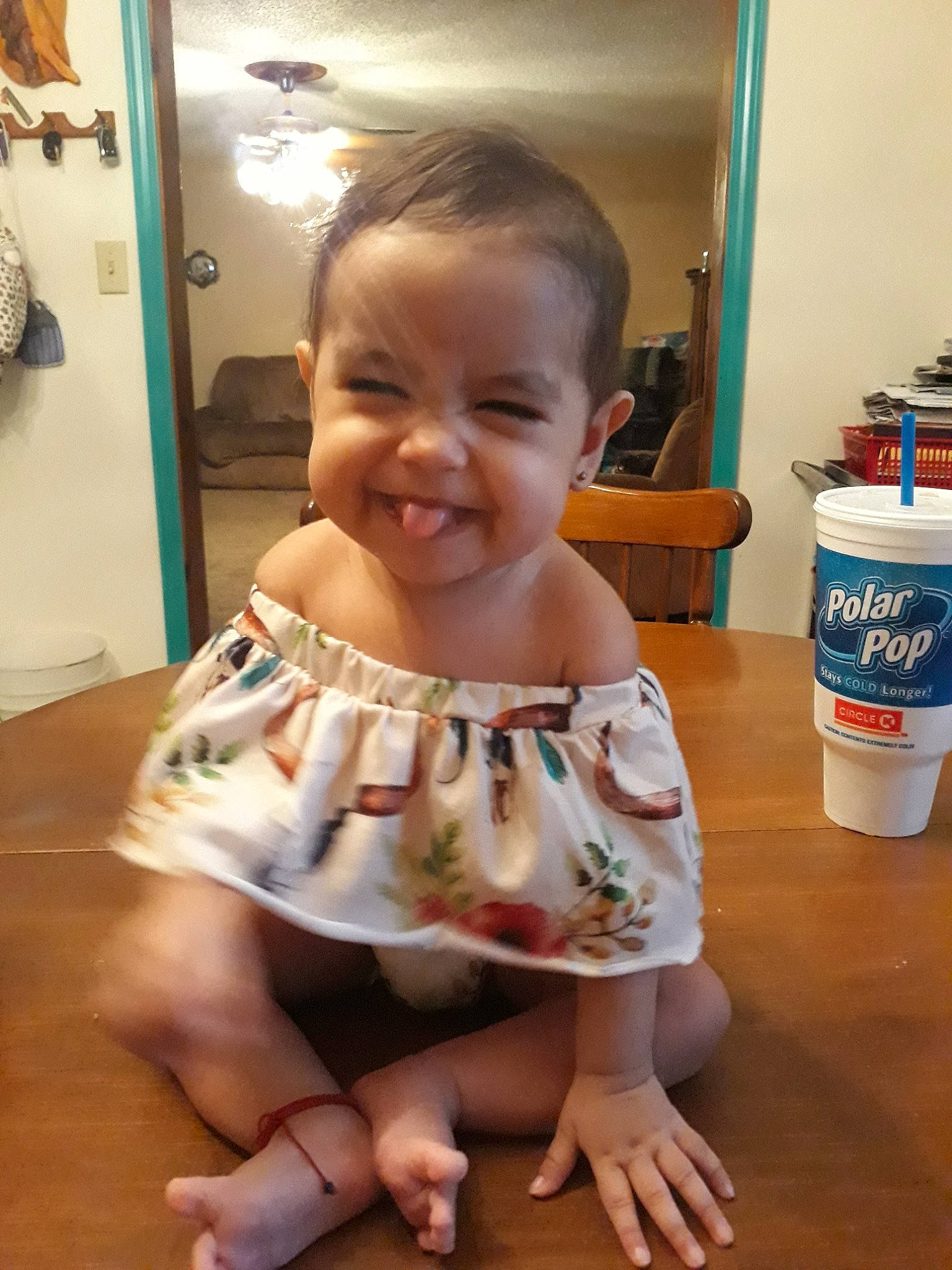 Astoria is registered to the contest to win money with this photo: baby, child, joy, person, smile, toddler