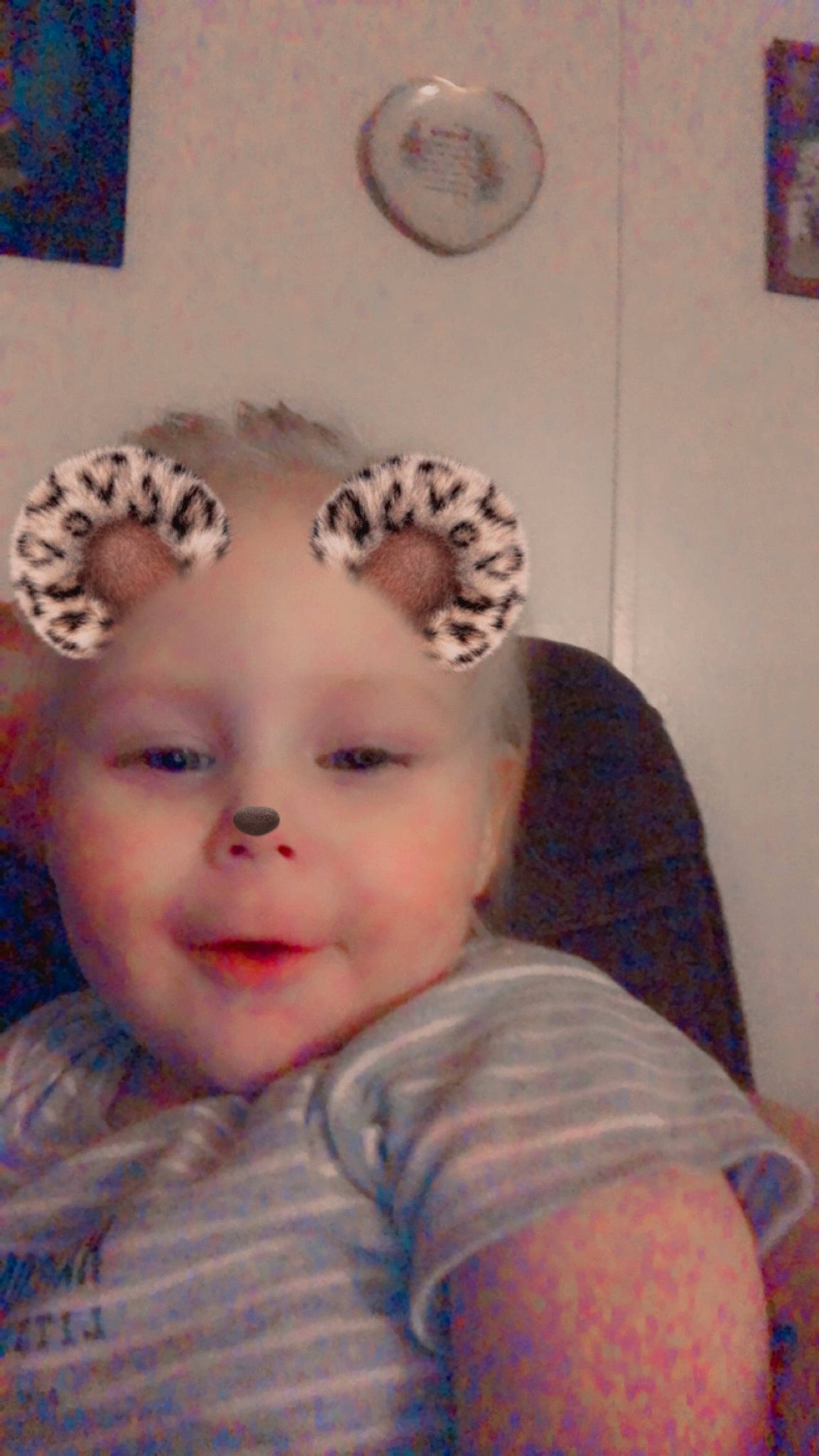 Leland is registered to the contest to win money with this photo: baby, baby_toddler_clothing, cheek, clothing, costume_hat, ear, eye, eyebrow, eyelash, happy, head, headband, headgear, headpiece, iris, lip, nose, person, skin, sleeve