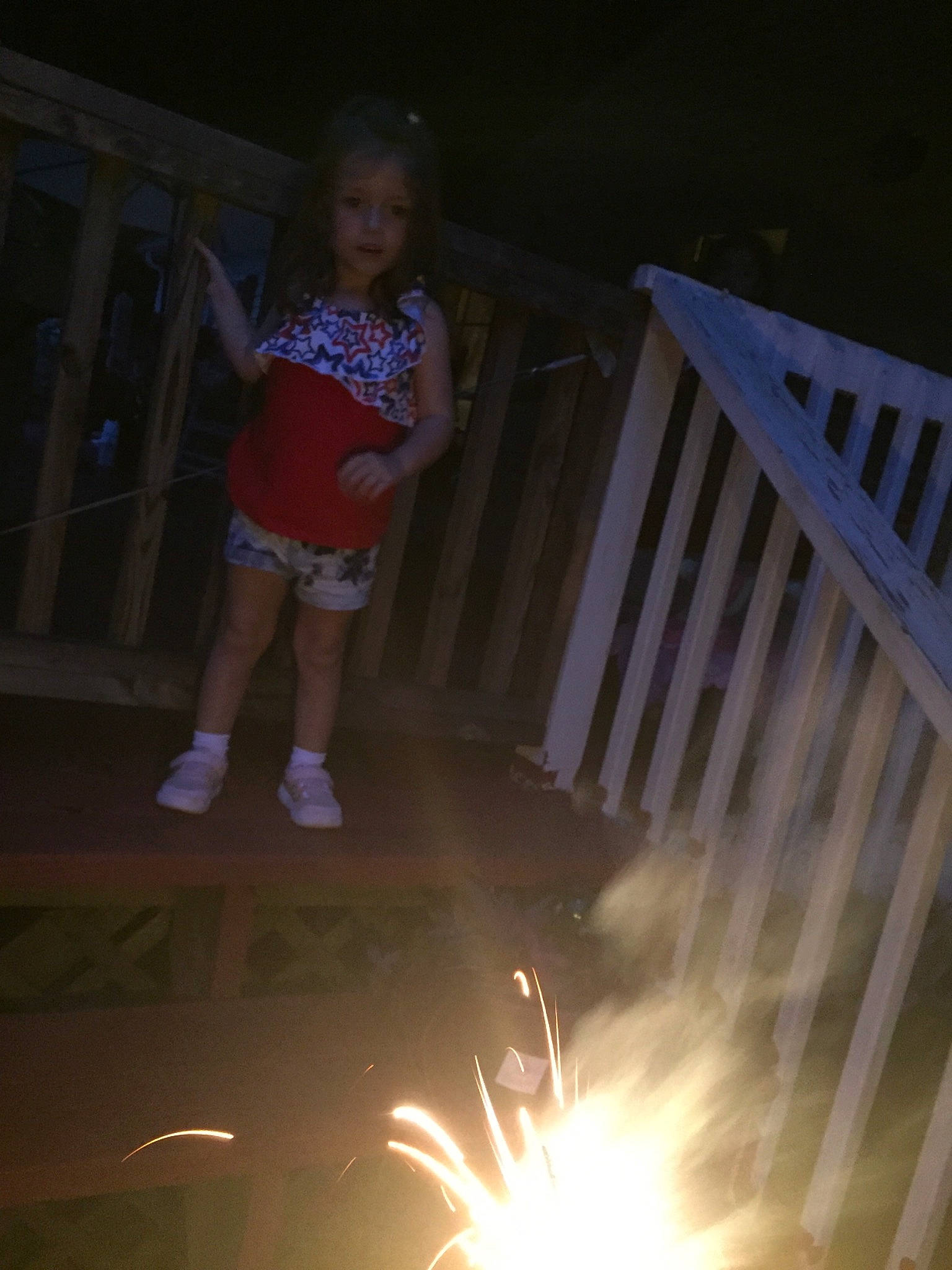 Aalaiyah joined the competition — help win amazing prizes! child, darkness, fun, light, night, party_supply, person, sparkler, under_exposed, vacation