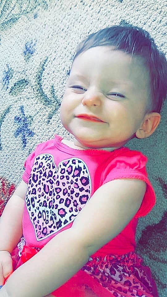 Aalaiyah is registered to the contest to win money with this photo: baby, baby_toddler_clothing, beauty, cheek, child, cool, face, forehead, hair, happy, head, lip, nose, pattern, person, pink, plant, skin, smile, toddler