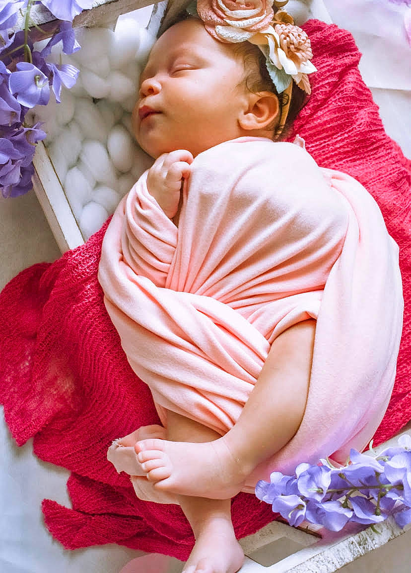 Princess Kali joined the competition — help win amazing prizes! baby, child, person, pink, sleep, textile
