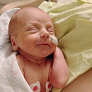 Alijah joined the competition — help win amazing prizes! newborn, baby, infant, smile, blanket, hospital, medical_tube, monitor_patches, peaceful, sleeping, cute, wrapped, skin, arm, hand, head, face, healthcare, resting, indoors