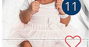 Demi is registered to the contest to win money with this photo: baby, baby_clothing, child, close_up, cute, hand, hospital, indoors, infant, lying_down, newborn, peaceful, pink_dress, portrait, skin, sleepy, soft, toddler, white_bedding, wristband