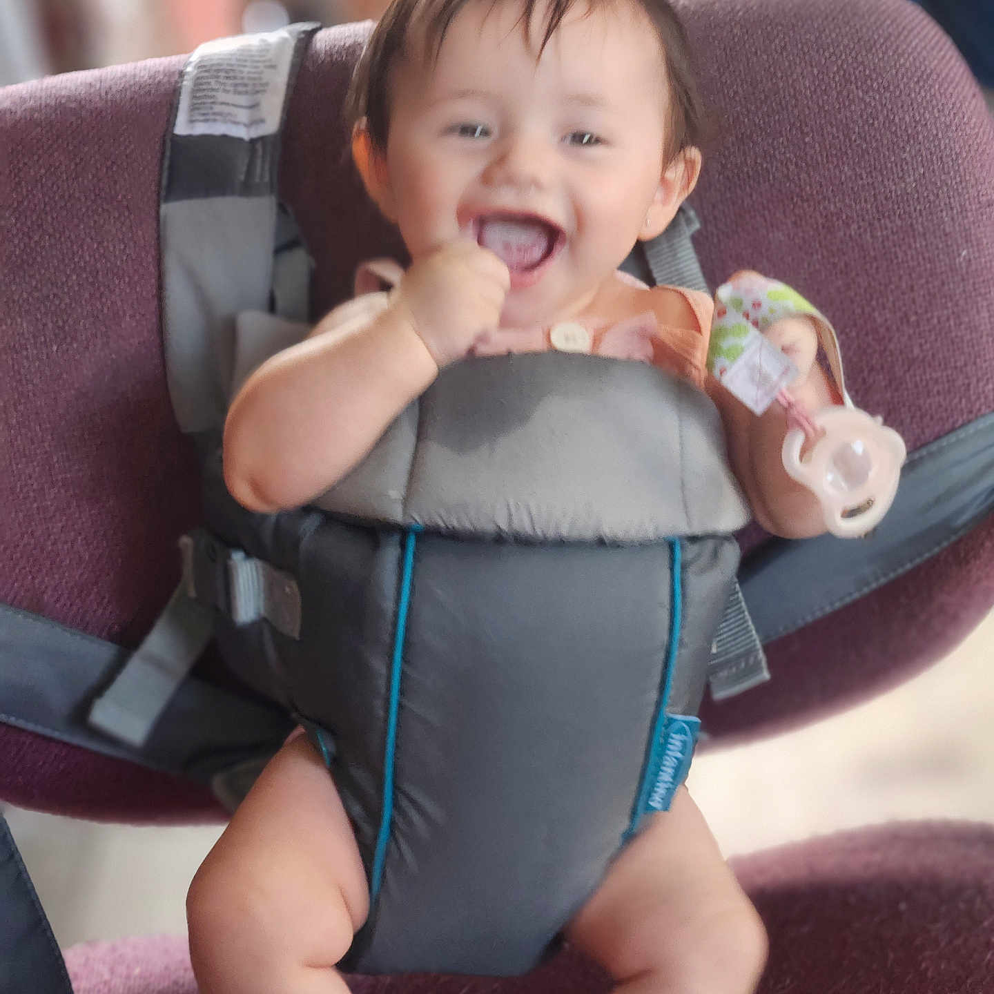 Legacy joined the competition — help win amazing prizes! baby, bodypart, chair, clothing, crib, cushion, face, finger, furniture, hand, happy, head, homedecor, infantbed, lifejacket, person, photography, portrait, sitting, vest