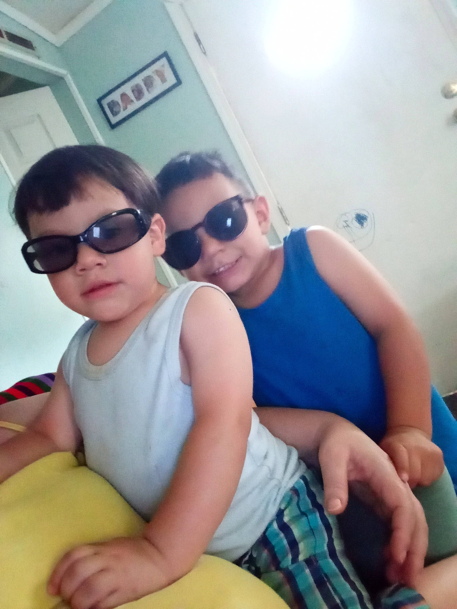 James joined the competition — help win amazing prizes! comfort, cool, eyewear, facial_expression, fun, glasses, goggles, hairstyle, happy, joy, leg, leisure, mouth, muscle, person, shorts, smile, summer, sunglasses, t_shirt