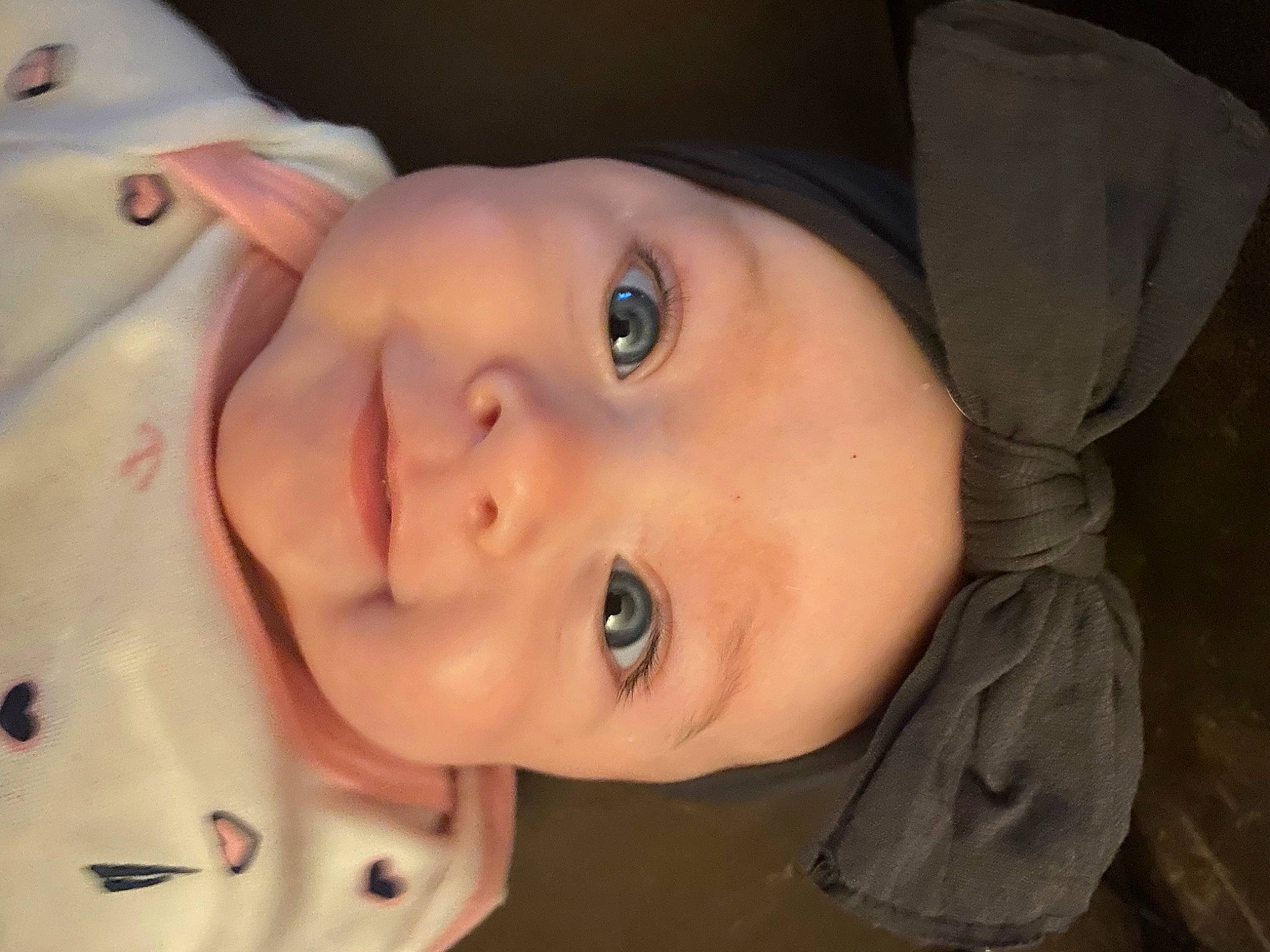 Ryleigh is registered to the contest to win money with this photo: baby, baby_toddler_clothing, cheek, chin, ear, eye, eyebrow, eyelash, flash_photography, forehead, happy, head, headwear, human_body, iris, lip, mouth, nose, person, skin