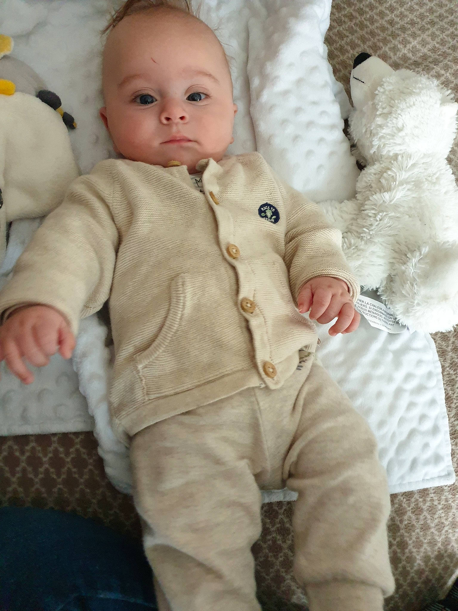 Gabriel a rejoint le concours — aidez-le/la à gagner de superbes lots ! baby, baby_products, cheek, child, person, product, skin, toddler, toy