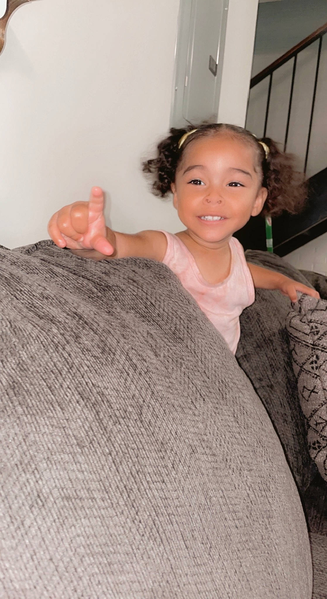 Armani joined the competition — help win amazing prizes! comfort, event, fashion_design, flash_photography, flooring, happy, hardwood, joint, joy, long_hair, neck, pattern, person, shoulder, skin, sleeve, smile, standing, textile, thigh