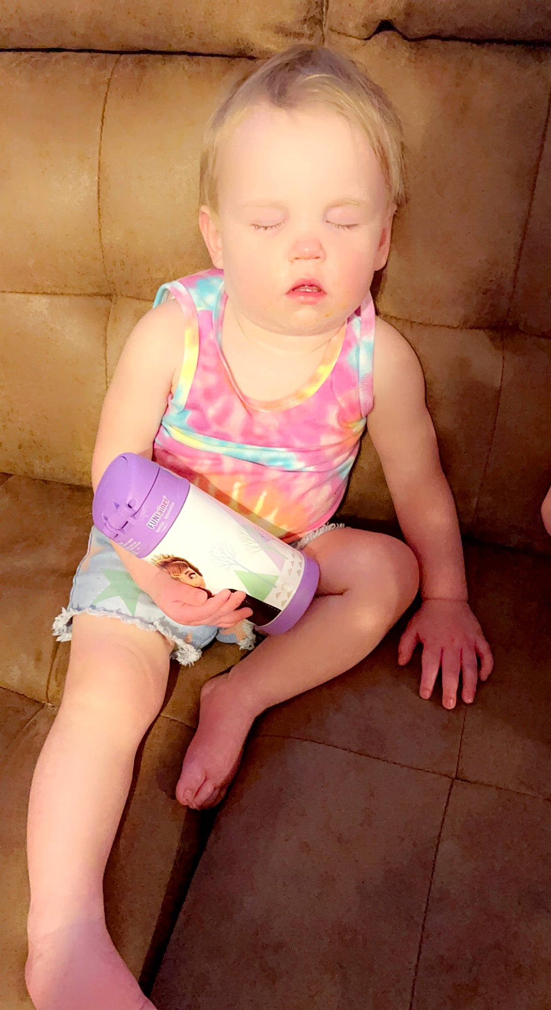 Amyah is registered to the contest to win money with this photo: arm, baby, baby_toddler_clothing, cheek, eye, face, facial_expression, finger, hairstyle, hand, happy, human_body, joint, leg, mouth, person, pink, shoulder, skin, standing