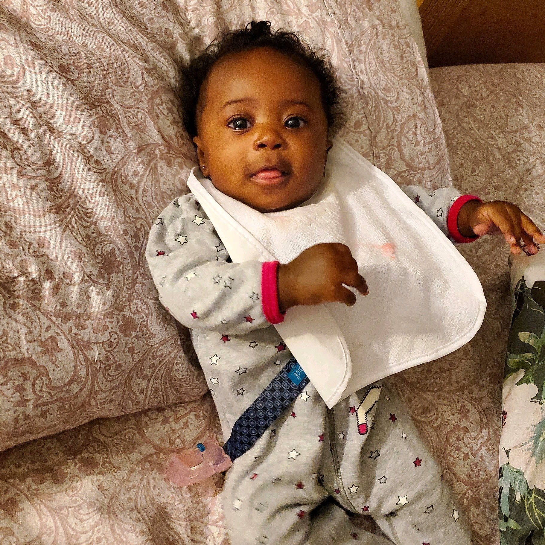 Justus joined the competition — help win amazing prizes! baby, baby_toddler_clothing, cheek, collar, comfort, eye, face, facial_expression, hair, happy, head, lip, nose, outerwear, person, skin, sleeve, smile, textile, toddler