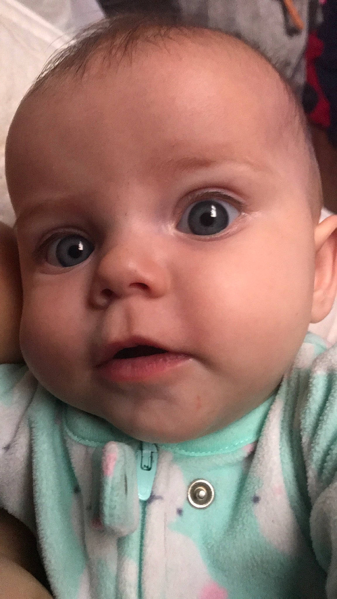 Serenity joined the competition — help win amazing prizes! baby, baby_making_funny_faces, cheek, child, chin, close_up, ear, eye, eyebrow, face, facial_expression, forehead, head, iris, lip, mouth, nose, organ, person, skin