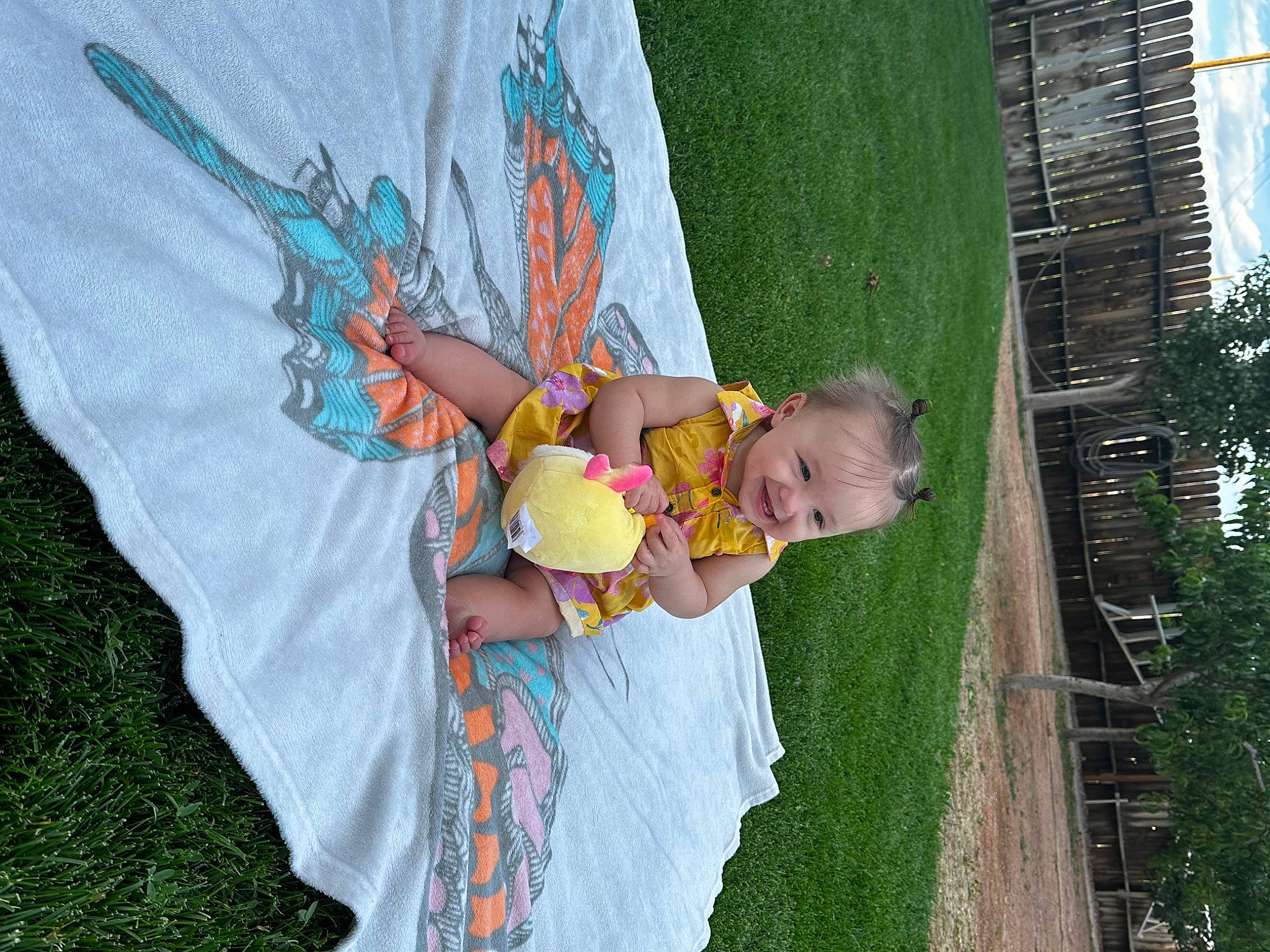 Renna is registered to the contest to win money with this photo: baby, baby_products, baby_toddler_clothing, child, event, fun, garden, grass, happy, joy, leaf, leisure, people_in_nature, person, plant, play, recreation, textile, toddler, tree