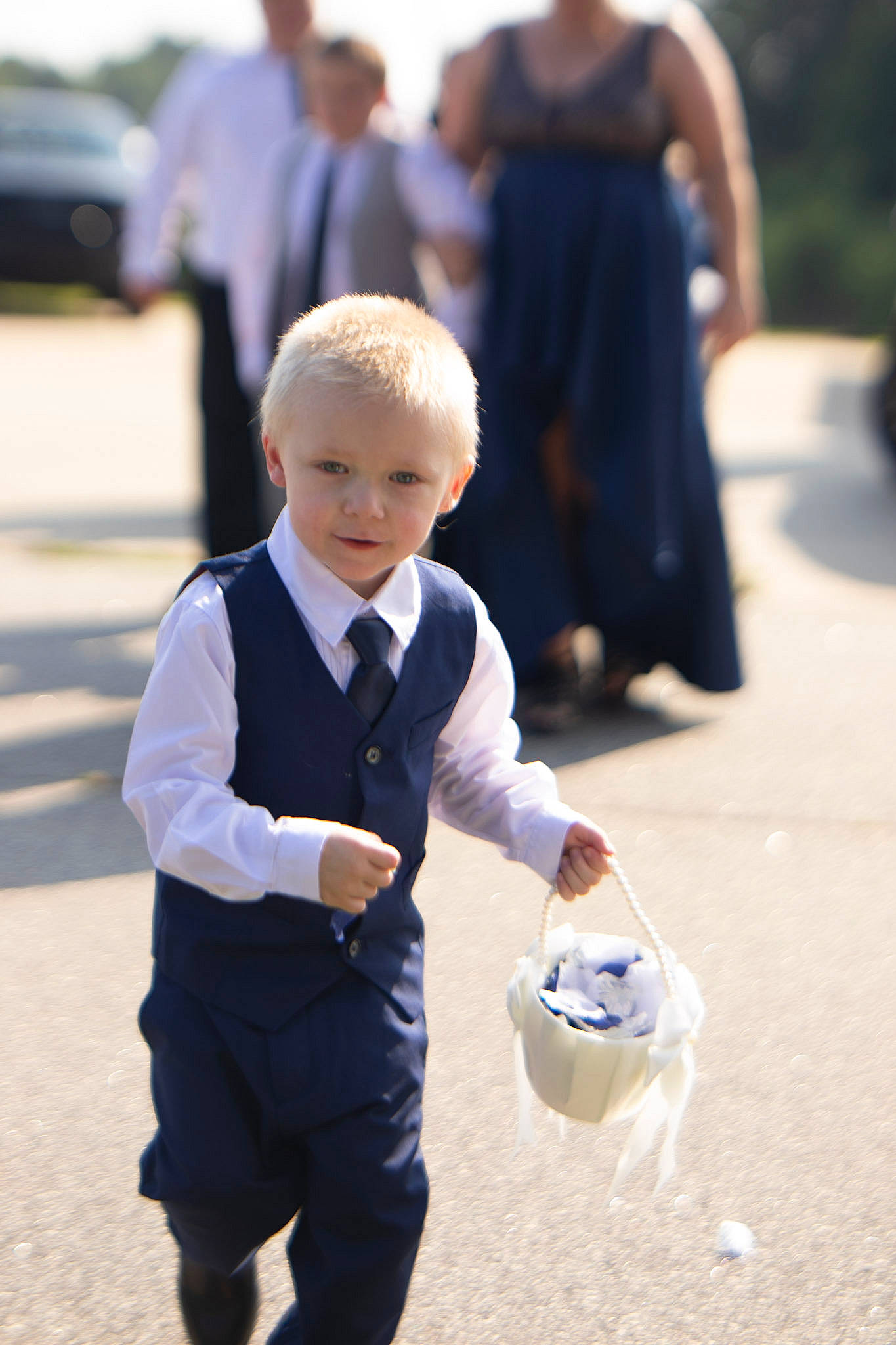 Carter joined the competition — help win amazing prizes! ball, child, electric_blue, event, formal_wear, fun, gesture, happy, joint, leg, leisure, people, person, photograph, recreation, shoe, standing, street, toddler, walking