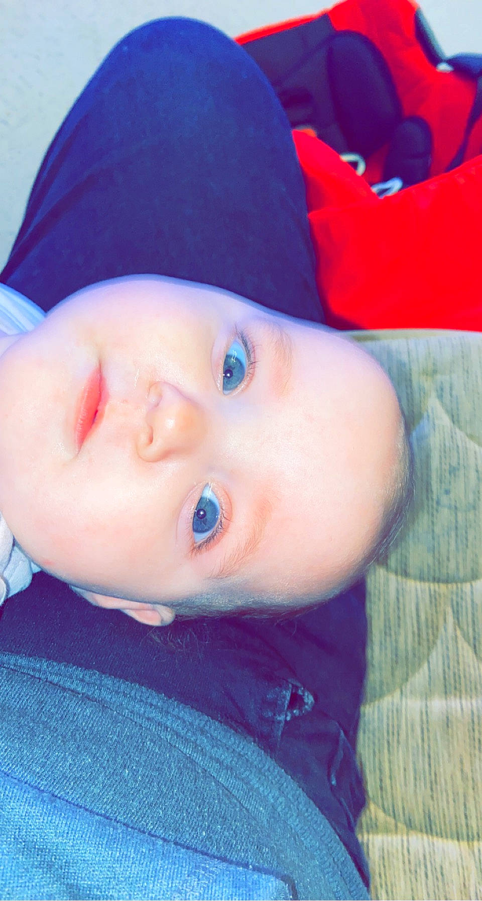 Kelsy participe au concours pour gagner de l'argent avec cette photo : baby, cheek, chin, clothing, cool, electric_blue, eye, eyebrow, eyelash, face, forehead, hair, hat, head, iris, lip, mouth, nose, person, skin