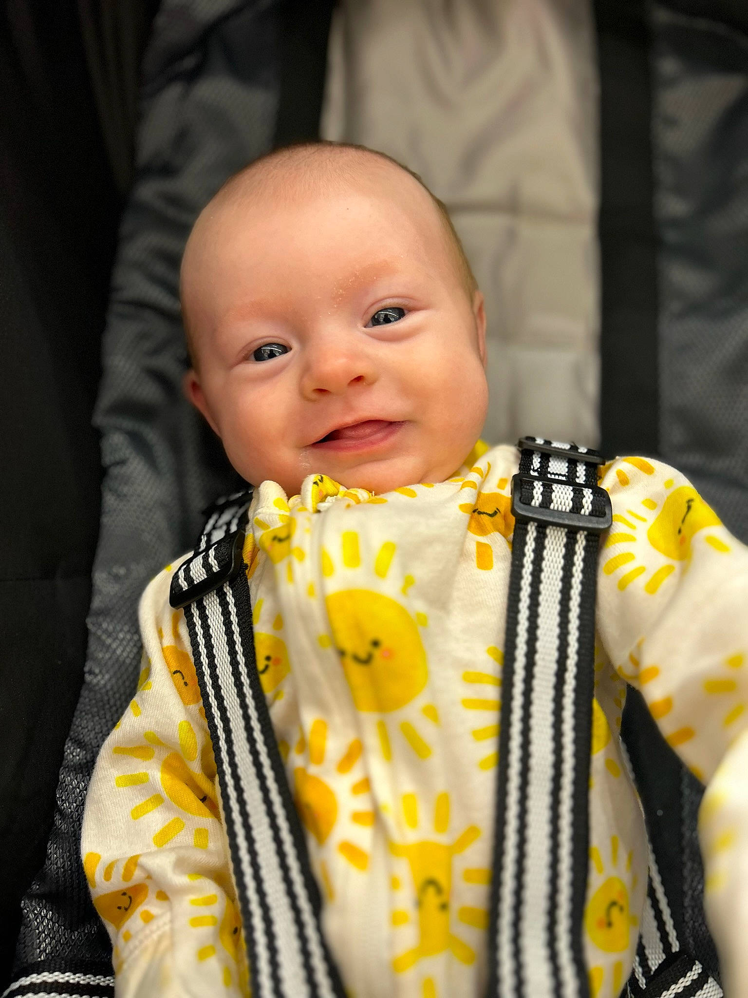 Eleanor joined the competition — help win amazing prizes! baby, baby_products, baby_toddler_clothing, cheek, child, collar, comfort, eyebrow, fun, happy, iris, joy, person, sitting, sleeve, smile, t_shirt, textile, toddler