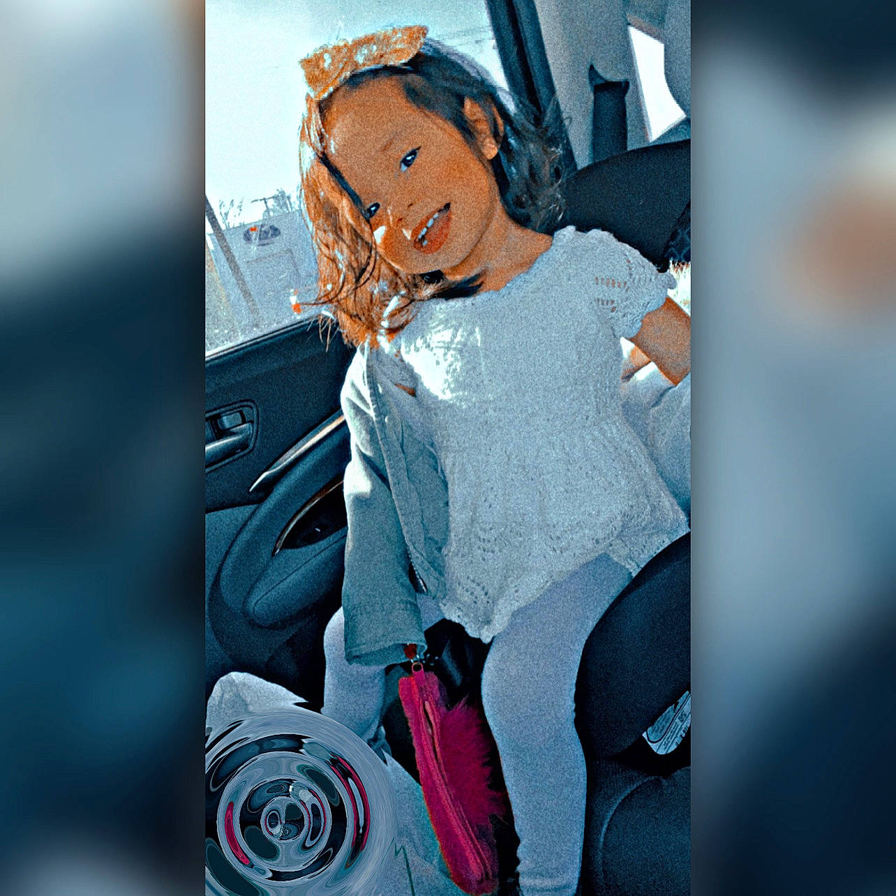 Adelyn joined the competition — help win amazing prizes! art, audio_equipment, automotive_design, azure, backpack, bag, camera, camera_lens, cg_artwork, digital_camera, electric_blue, eyewear, fashion_accessory, flash_photography, font, gesture, luggage_and_bags, person, reflex_camera, single_lens_reflex_camera