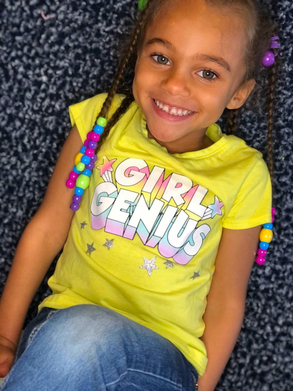 Myah joined the competition — help win amazing prizes! black, cheek, chin, clothing, eyebrow, face, facial_expression, flash_photography, forehead, happy, head, human_body, iris, jeans, joy, lip, neck, nose, person, skin