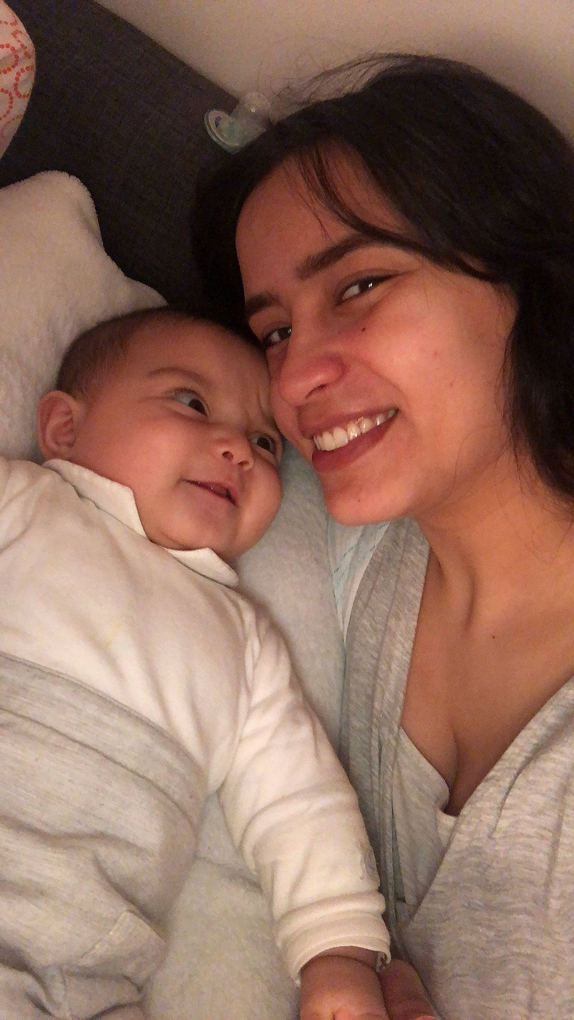 Ilyana participe au concours pour gagner de l'argent avec cette photo : baby, cheek, child, face, forehead, gesture, happy, hug, interaction, joy, lip, love, nose, person, skin, smile, toddler