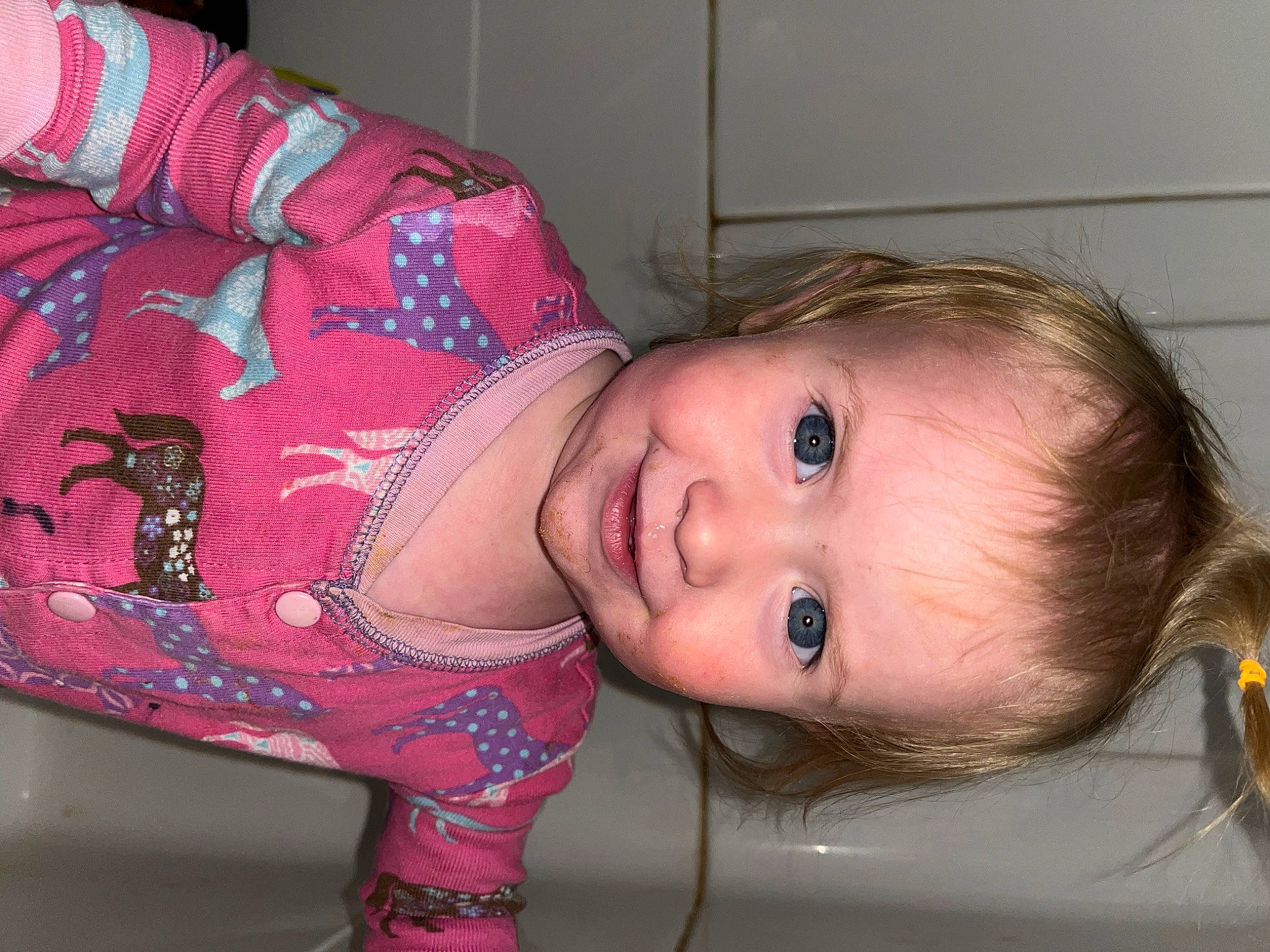 Lainee is registered to the contest to win money with this photo: baby, baby_products, baby_toddler_clothing, cheek, chest, child, eye, eyelash, flooring, happy, iris, lip, mouth, neck, nose, person, room, skin, smile, toddler