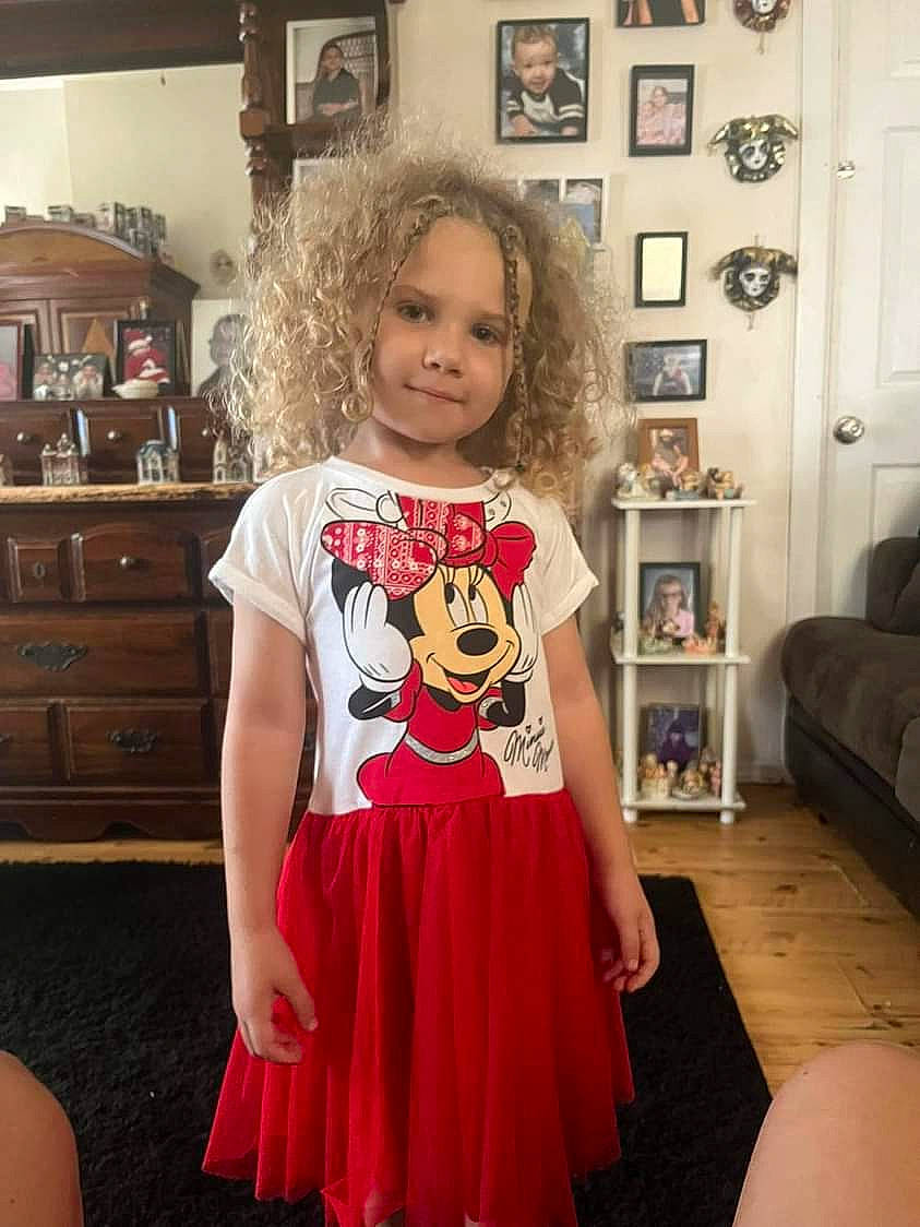 Emmalee joined the competition — help win amazing prizes! blurred, cabinetry, couch, drawer, floor, flooring, hairstyle, happy, joint, knee, leg, neck, person, picture_frame, shoulder, sleeve, standing, textile, thigh, toddler