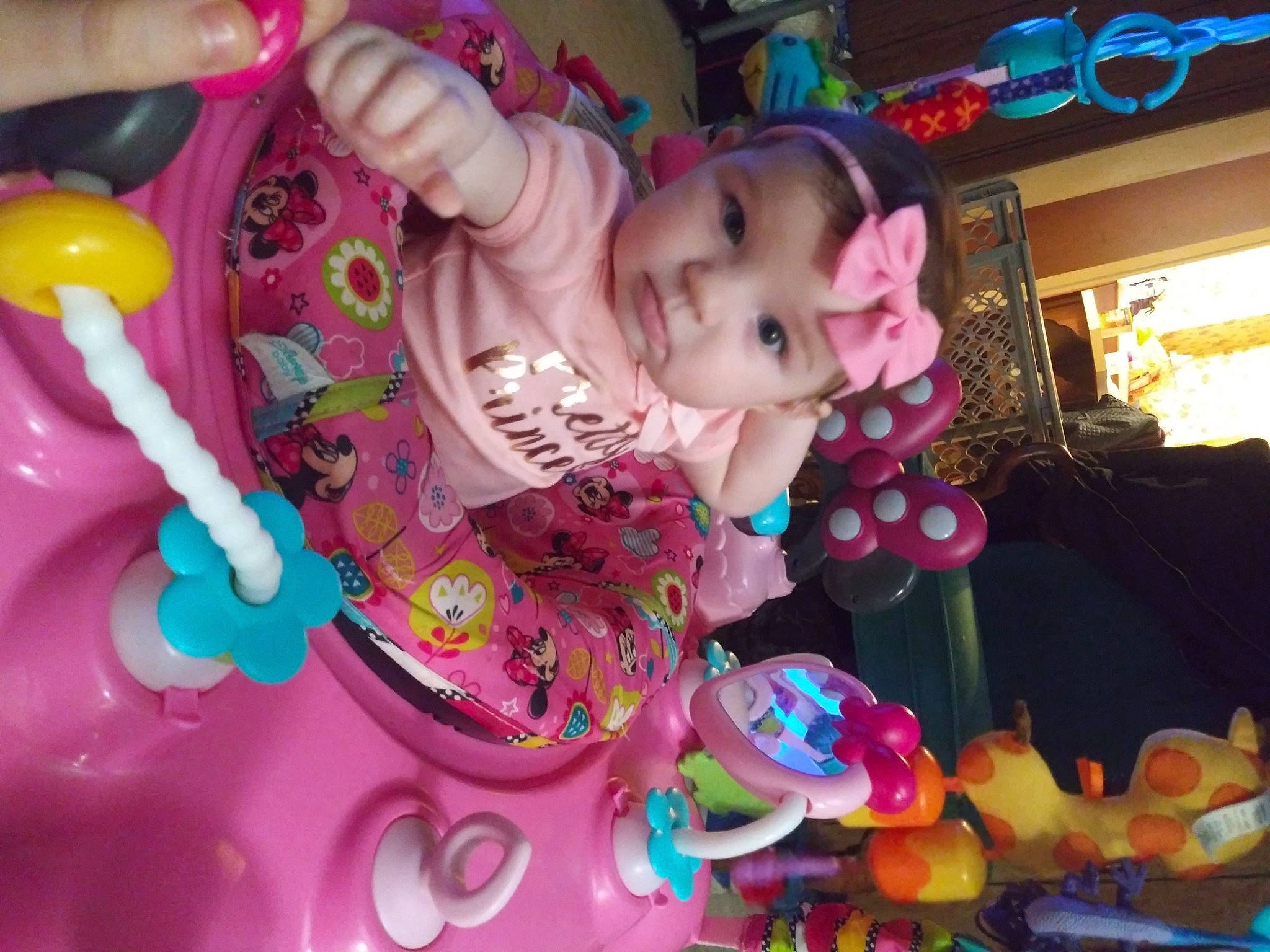 Elayna joined the competition — help win amazing prizes! baby, baby_products, baby_toddler_clothing, baby_toys, cheek, child, event, fun, happy, headwear, magenta, party, party_supply, person, pink, plastic, play, room, sweetness, toddler